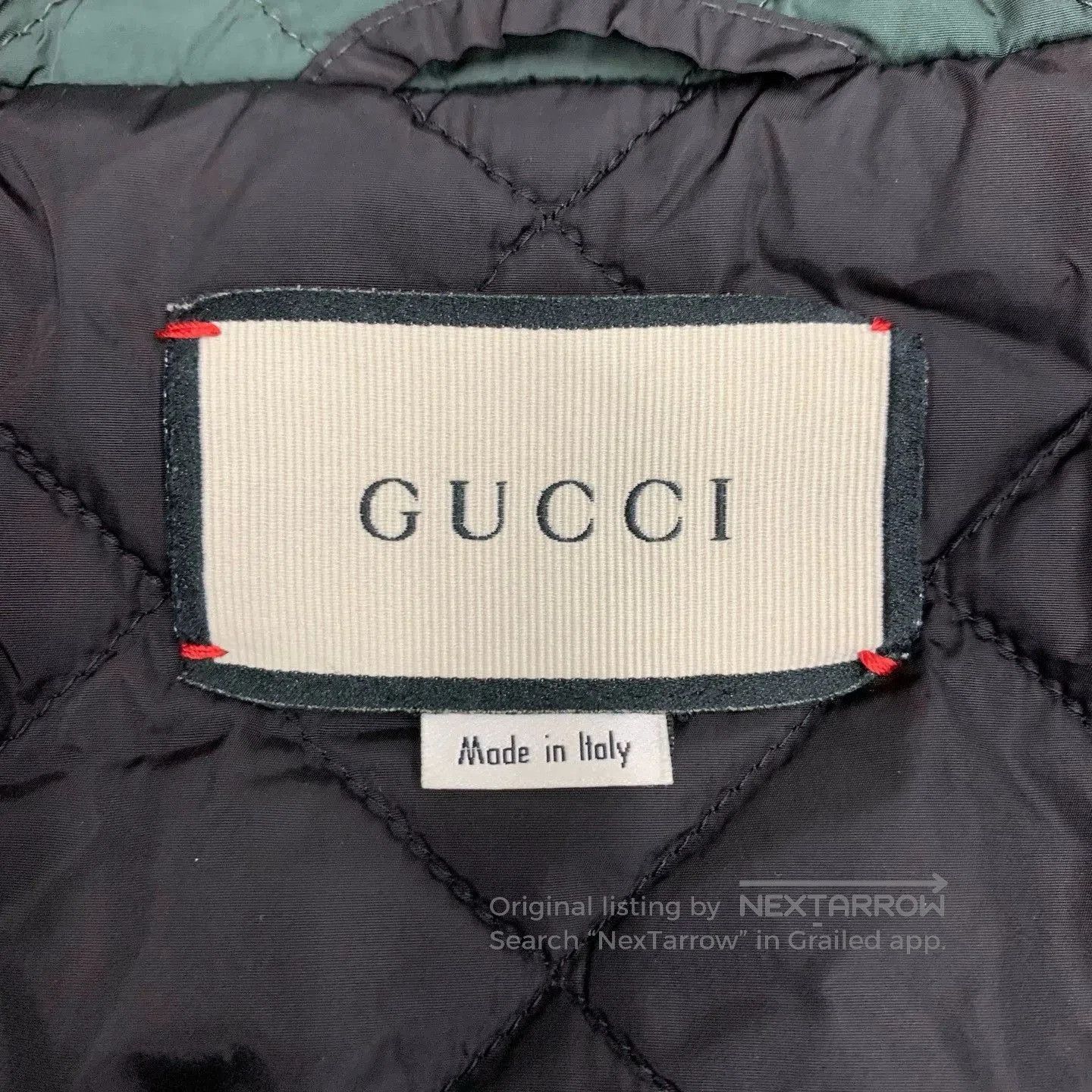 Gucci gucci logo printed cotton jacket with hood. Size US L / EU 52-54 / 3 - 6 Thumbnail