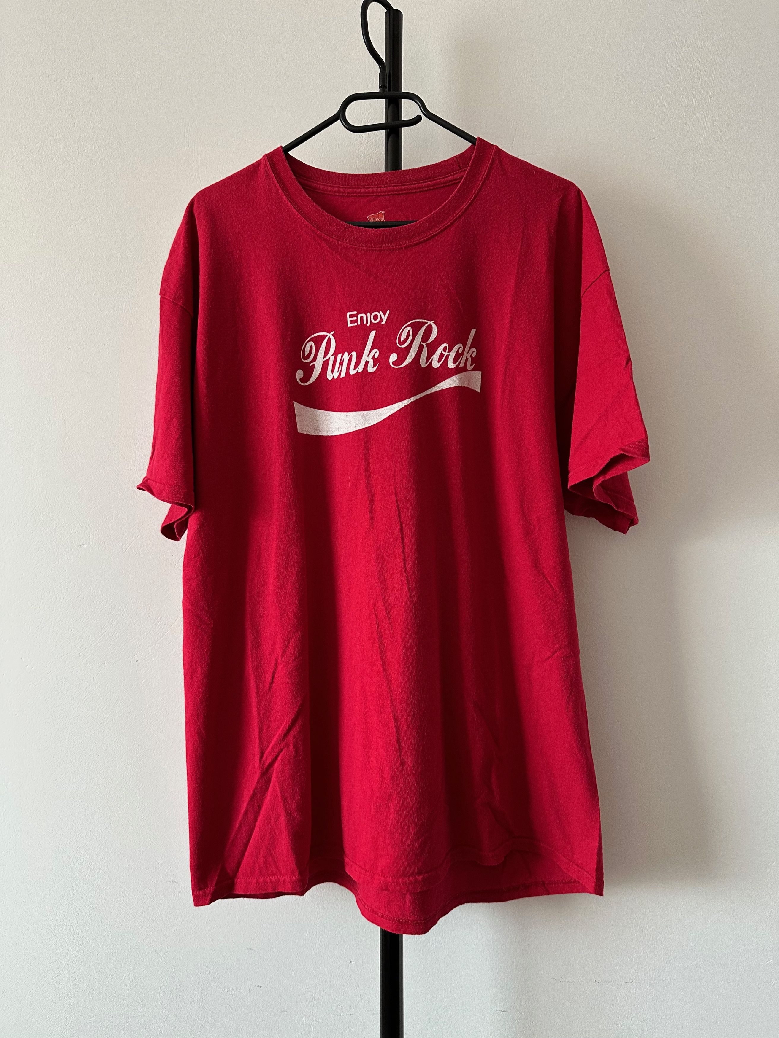 Hanes Hanes Enjo Punk Rock Heavy Cotton red T Shirt Tee Size US XL / EU 56 / 4 - 1 Thumbnail