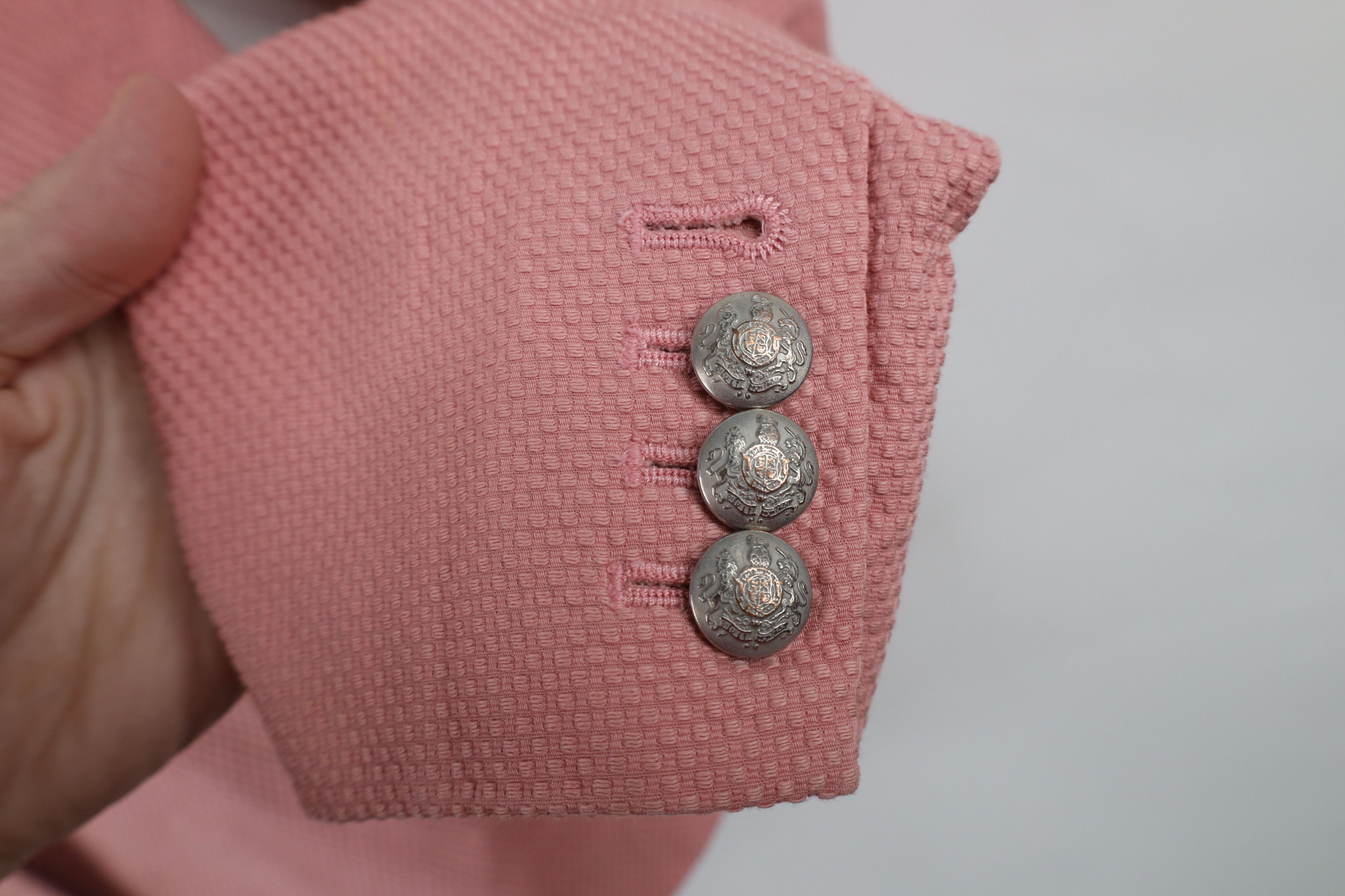 Banana Republic × Vintage Banana Republic Academy Blazer Jacket Suit Coat Pink Size L / US 10 / IT 46 - 4 Thumbnail