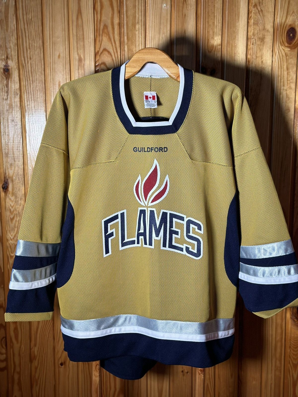 MLB × NHL Guildford Flames EIHL Hockey Jersey Size US M / EU 48-50 / 2 - 2 Thumbnail