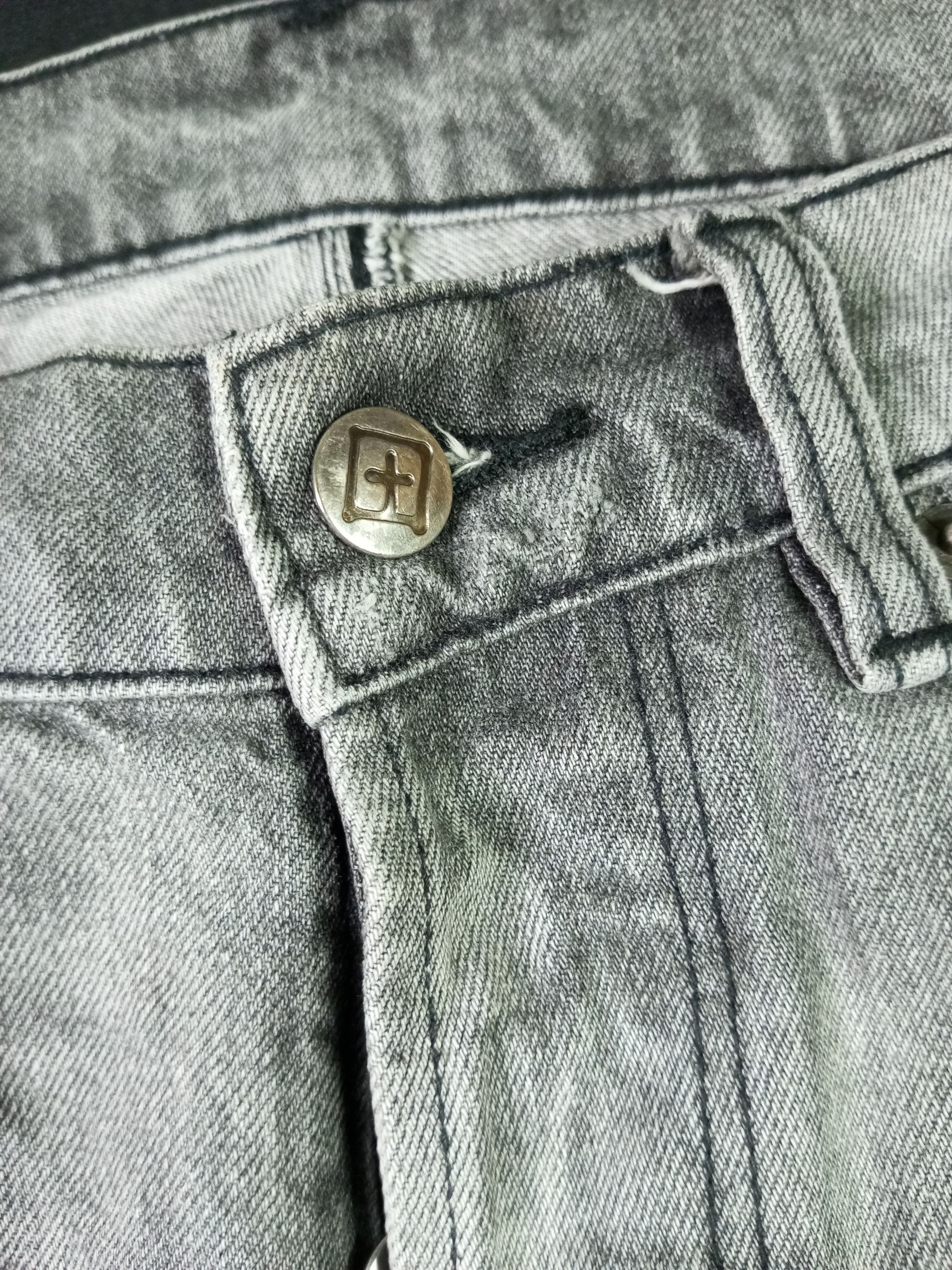 Ksubi Ksubi Grey Denim Distressed Jeans Size US 30 / EU 46 - 2 Thumbnail