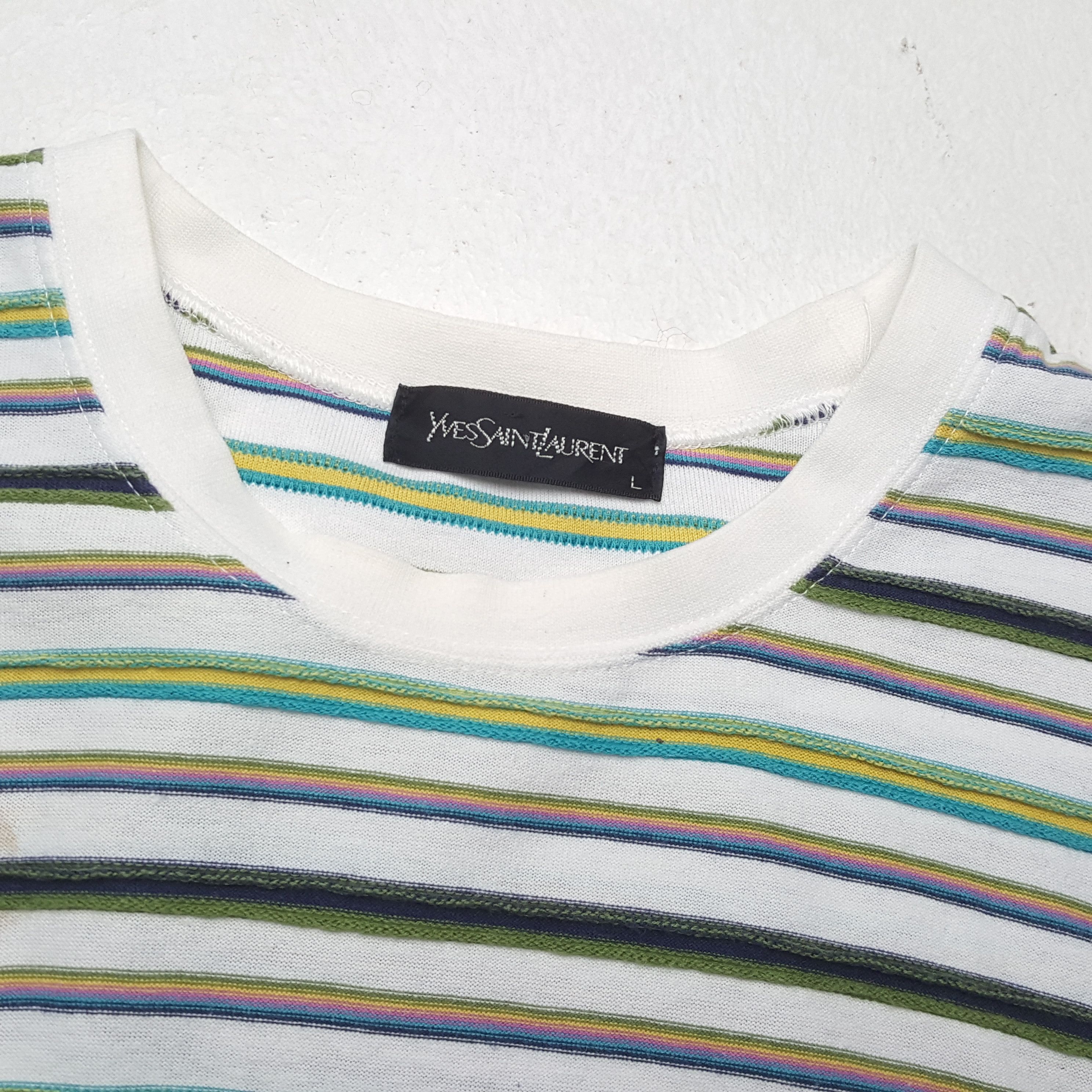Japanese Brand × Vintage × Yves Saint Laurent Vintage YVES SAINT LAURENT Italian Fashion Brand T-Shirts Size US L / EU 52-54 / 3 - 7 Thumbnail