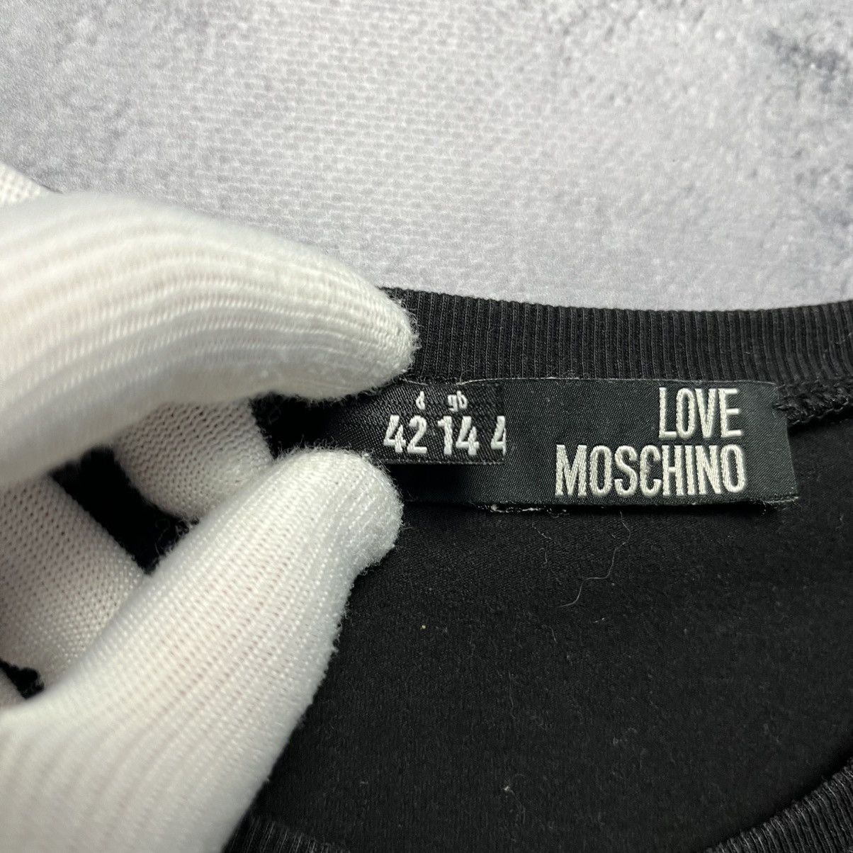Love Moschino Love Moschino Big Logo Longsleeve Streetwear Y2K Designer Size L / US 10 / IT 46 - 7 Thumbnail