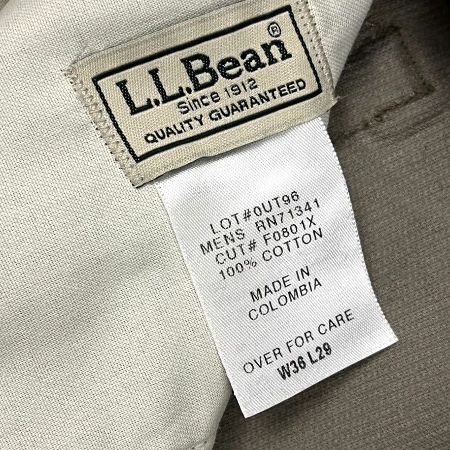 Vintage LL Bean Pants Mens 34 x 28 Slim Straight Gray Corduroy Cotton Hiking Casual Prep Size US 34 / EU 50 - 2 Thumbnail