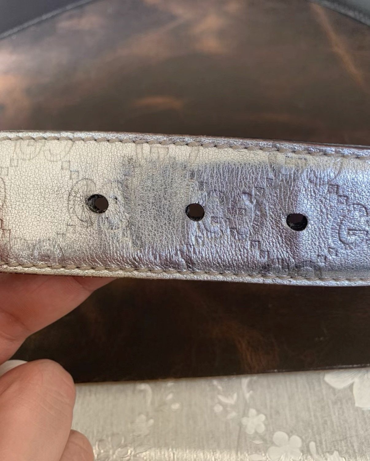 Gucci Gucci genuine women's belt K16 Size ONE SIZE - 4 Thumbnail