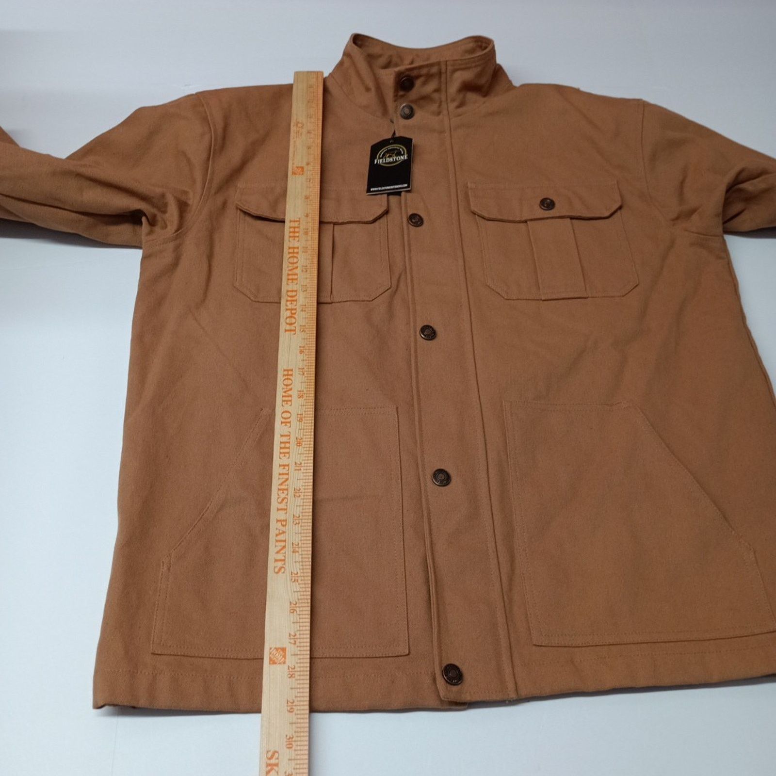 Other Fieldstone "The Roosevelt" Canvas Jacket Men’s Size XL Brown Size US XL / EU 56 / 4 - 5 Thumbnail
