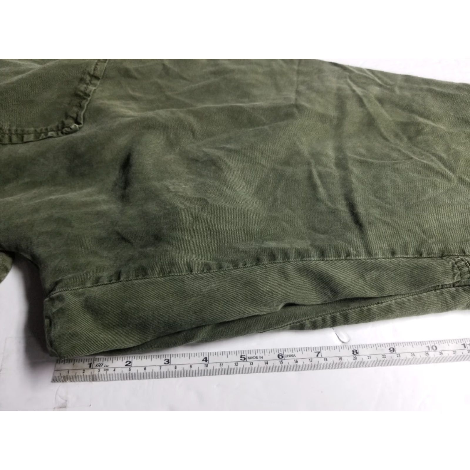 Lucky Brand Lucky Brand Womens Pants Jogger Regular Elastic Waist Drawstring Pull On Olive L Size 36" / US 14 / IT 50 - 4 Thumbnail