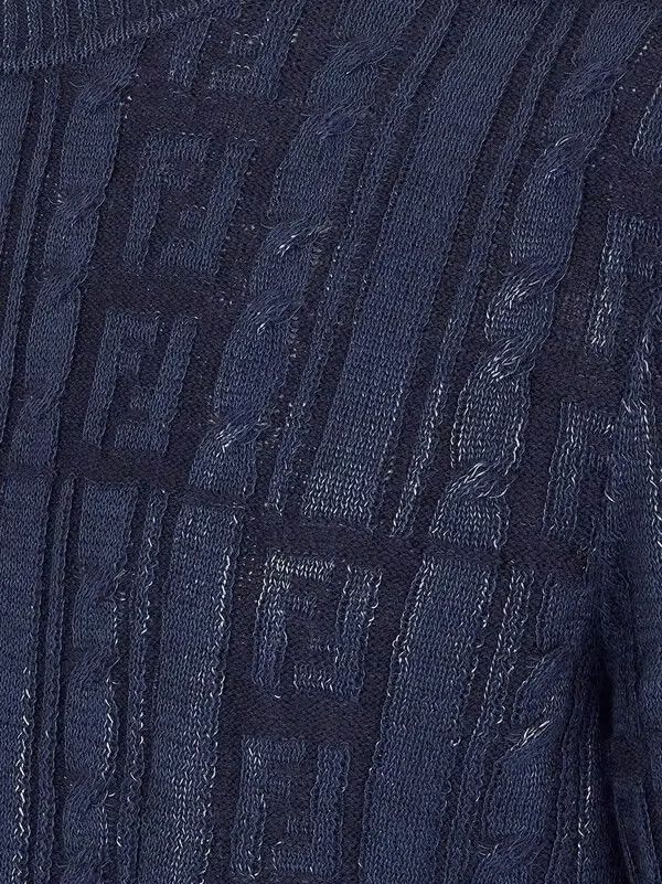 Fendi o1s1wg111225 Pullover in Nevy Blue Size US S / EU 44-46 / 1 - 5 Thumbnail