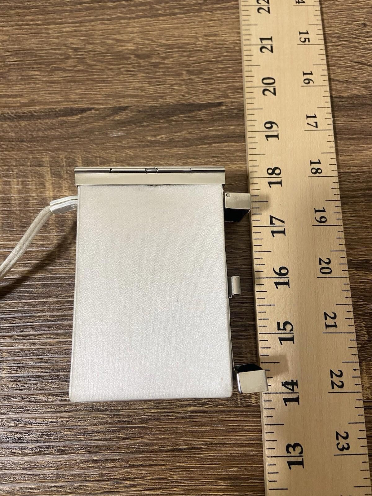Saint Laurent Paris YSL Saint Laurent Tom Ford white canvas metal cigarette case Size ONE SIZE - 3 Thumbnail
