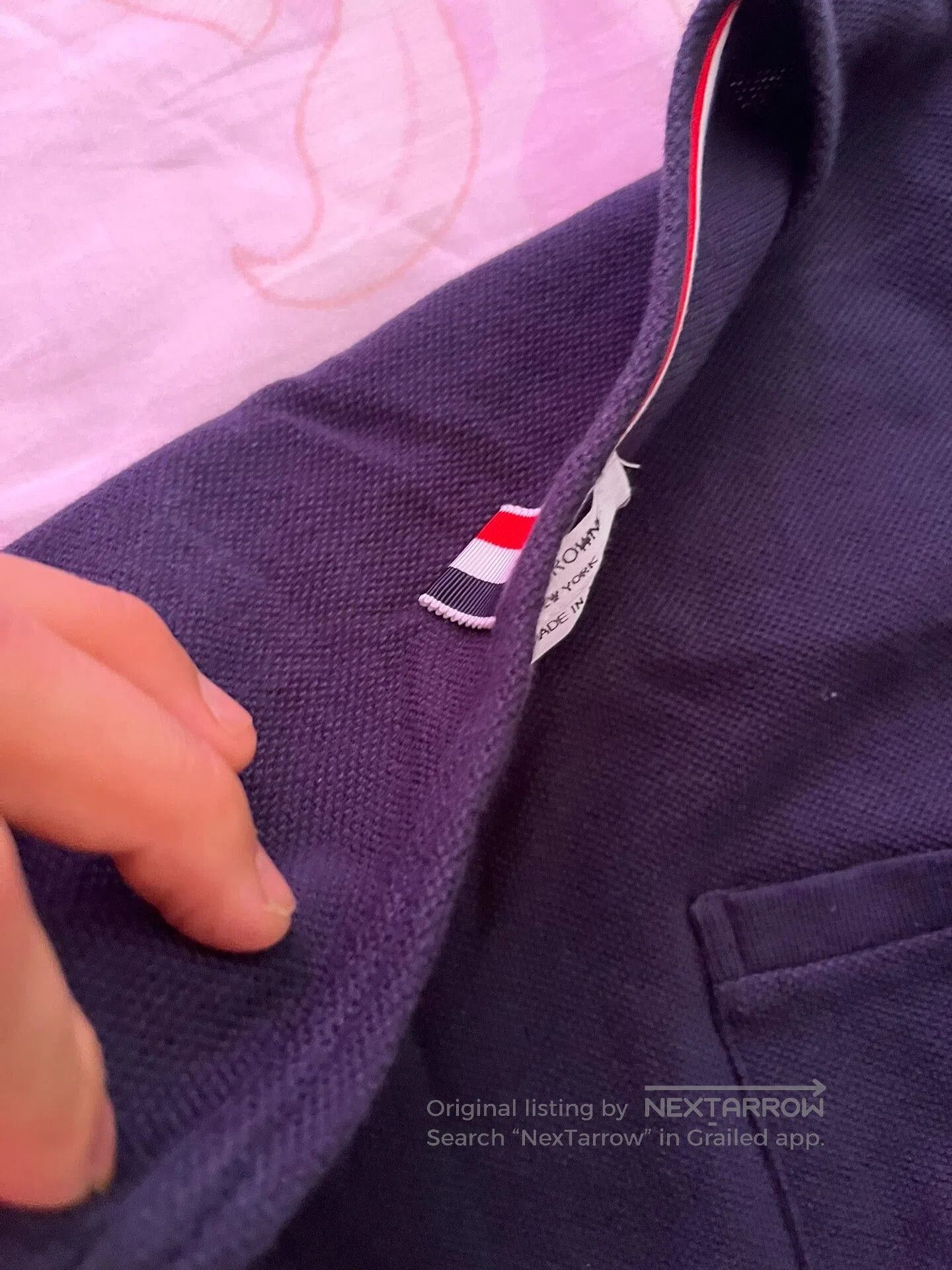 Thom Browne Thom Browne Knit Tee in Deep Blue. Size US M / EU 48-50 / 2 - 4 Thumbnail