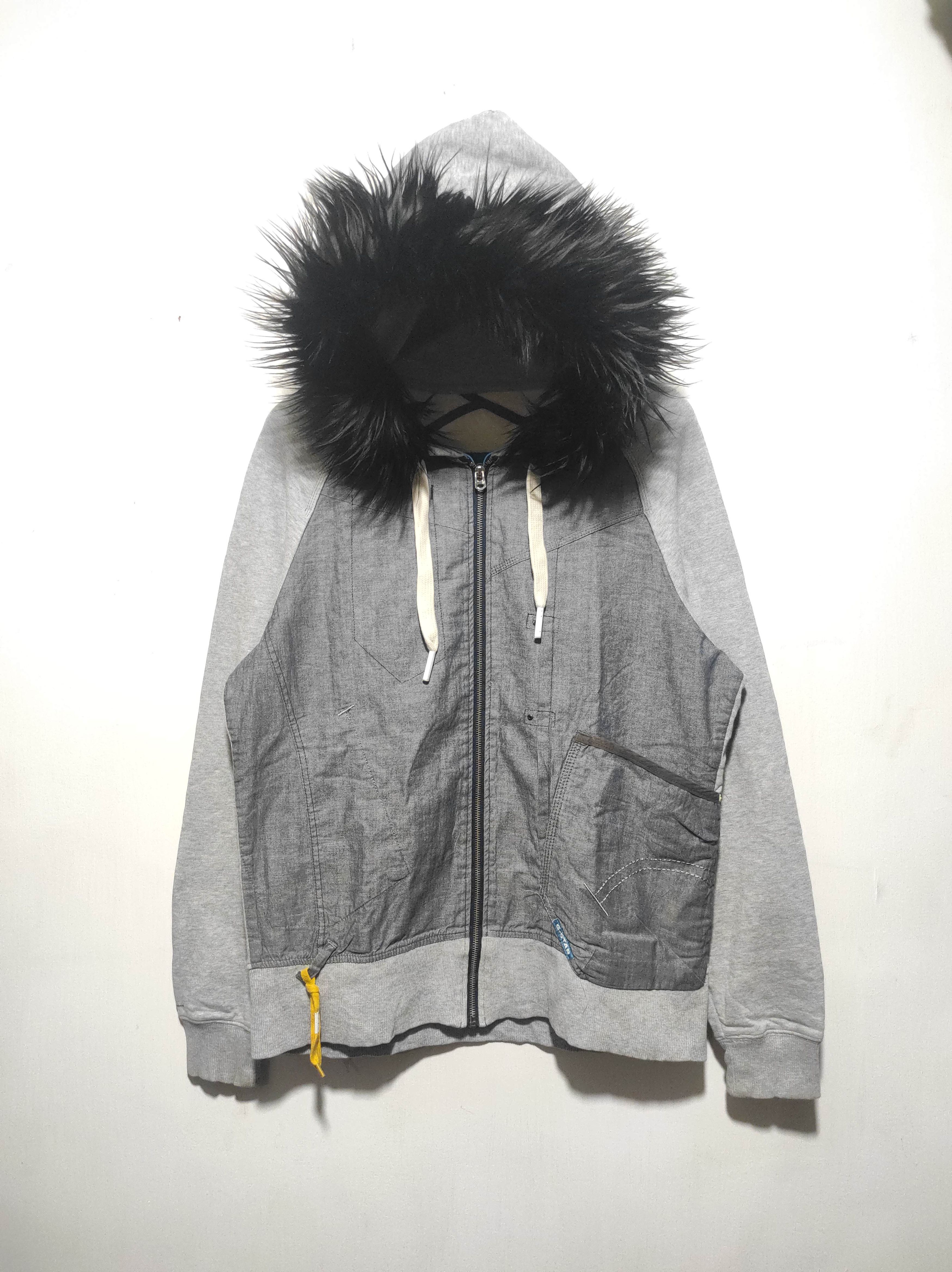 G-Star G Star Raw Zip Fur Hoodie if6was9 LGB style Size US L / EU 52-54 / 3 - 2 Thumbnail