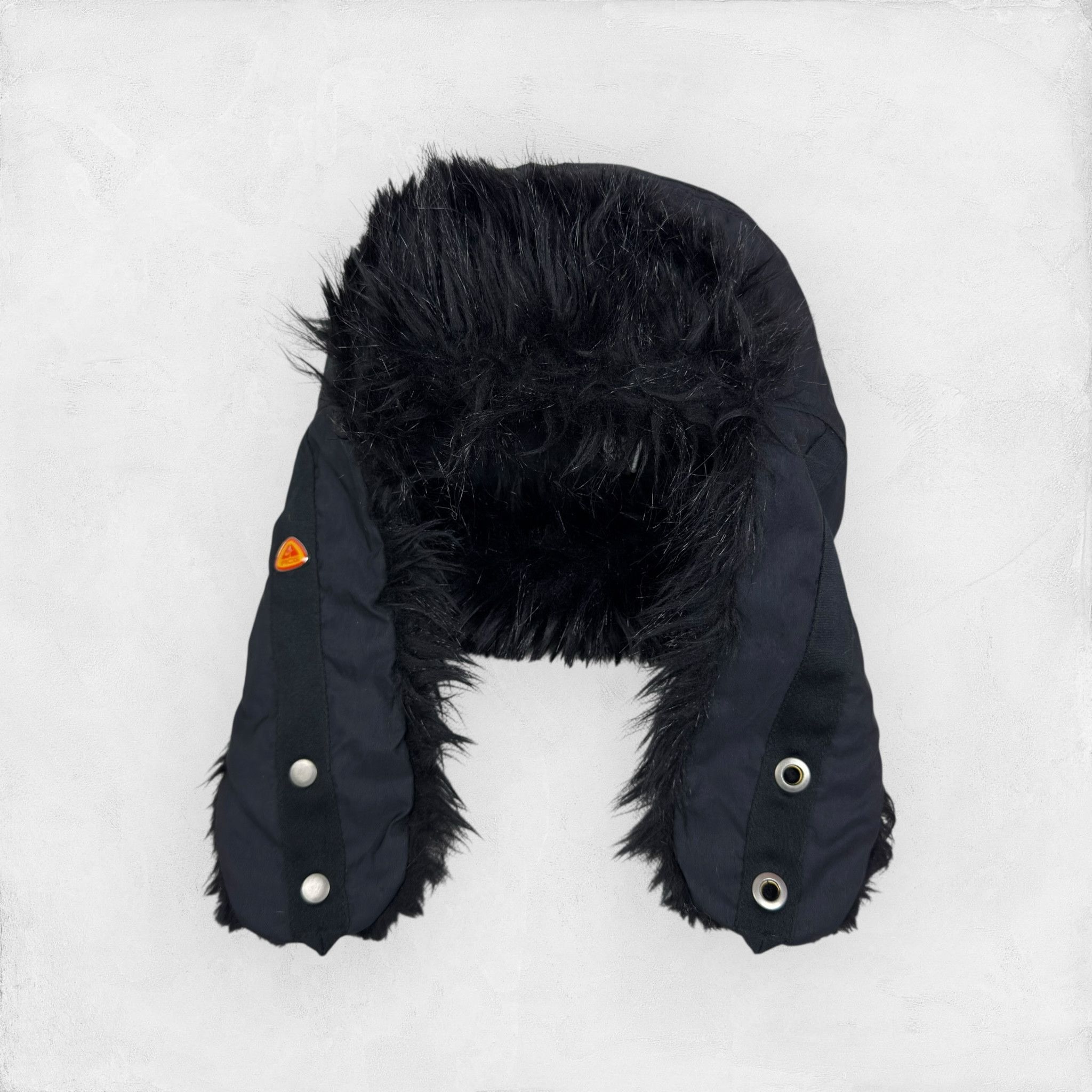 Nike Nike ACG Men's Black Gray Faux Fur Winter Trapper Hat Size ONE SIZE - 1 Thumbnail