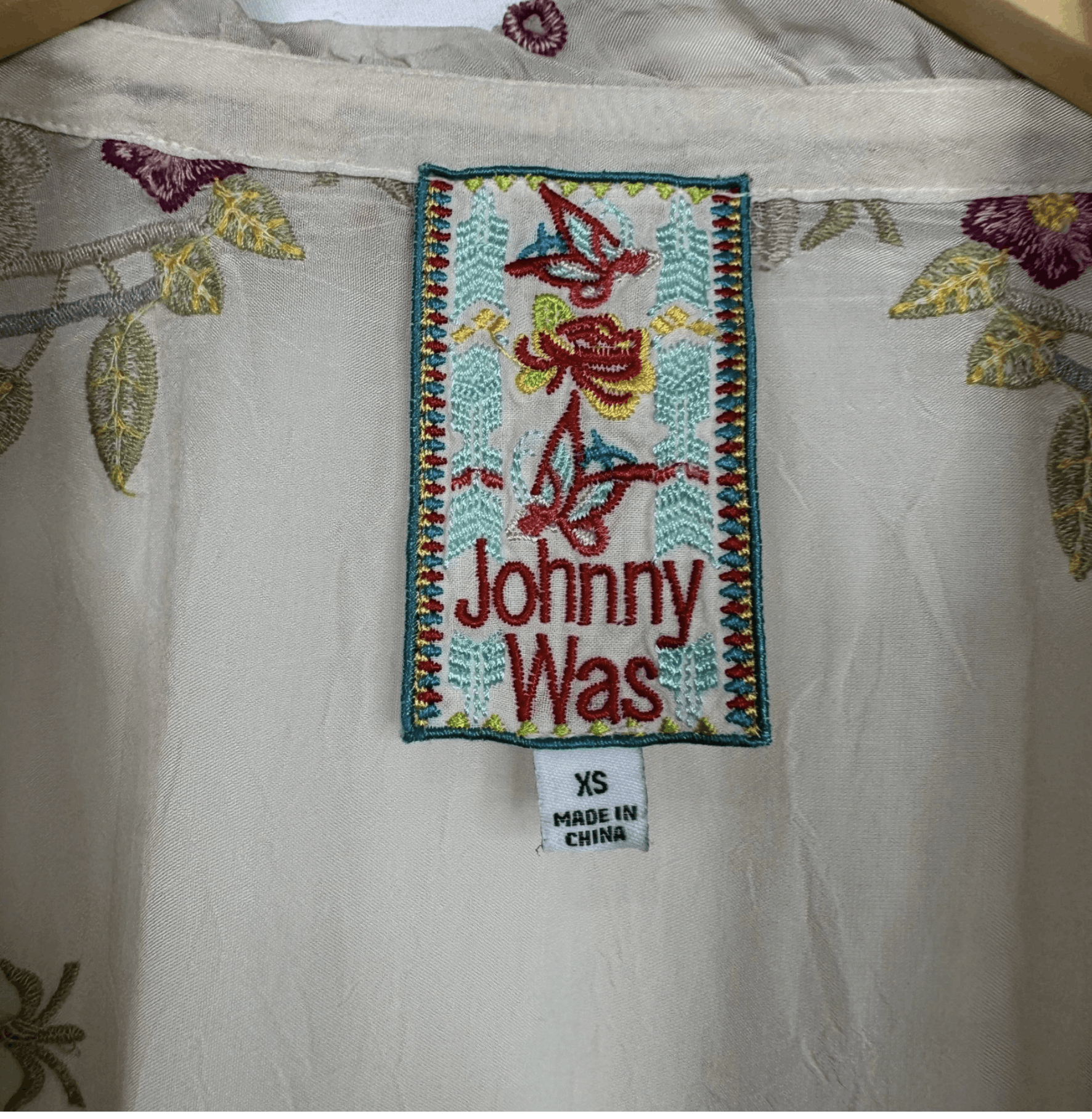 Johnny Was Johnny Was Embroidered Boho Kimono Jacket Size XS / US 0-2 / IT 36-38 - 5 Thumbnail