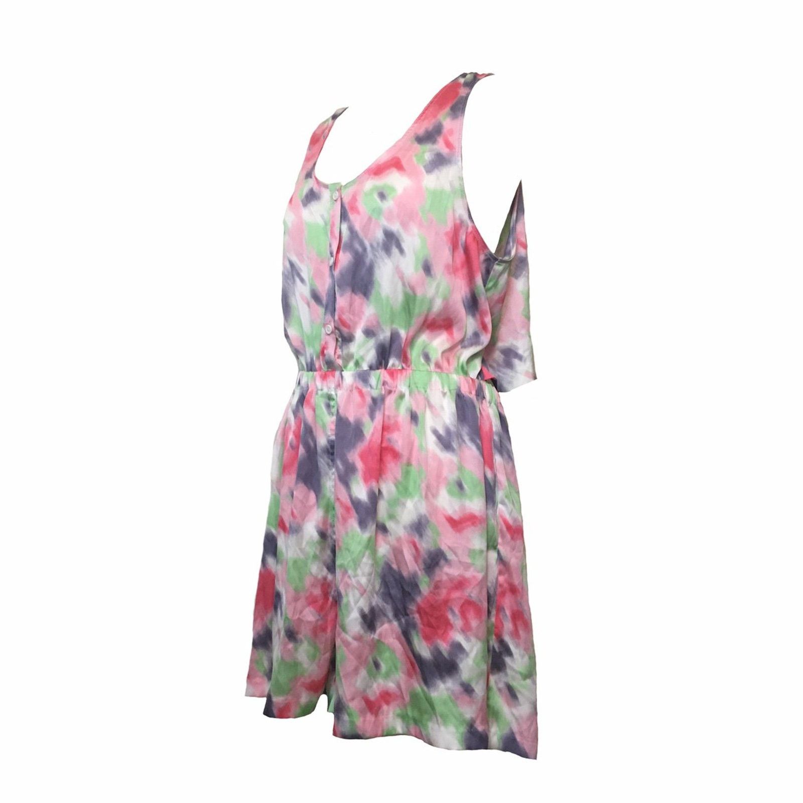 Cheap Monday Brand New Cheap Monday Abstract Tie Dye Playsuit UK Size 16 Size 34" / US 12 / IT 48 - 2 Thumbnail