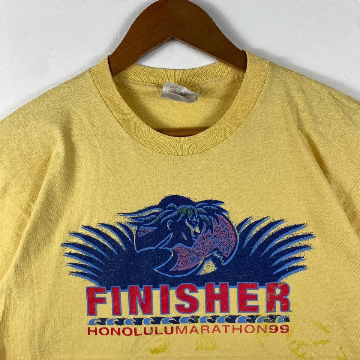 Nike Vintage 90's NIKE Finisher Honolulu Marathon Distressed Size US M / EU 48-50 / 2 - 2 Thumbnail