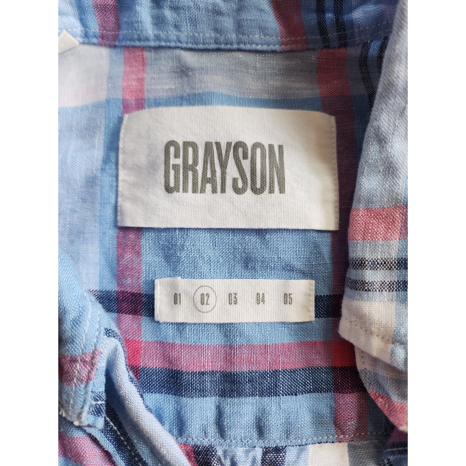 Other Grayson by Frank & Eileen Hero 100% Linen Shirt 2/Small Size S / US 4 / IT 40 - 3 Thumbnail
