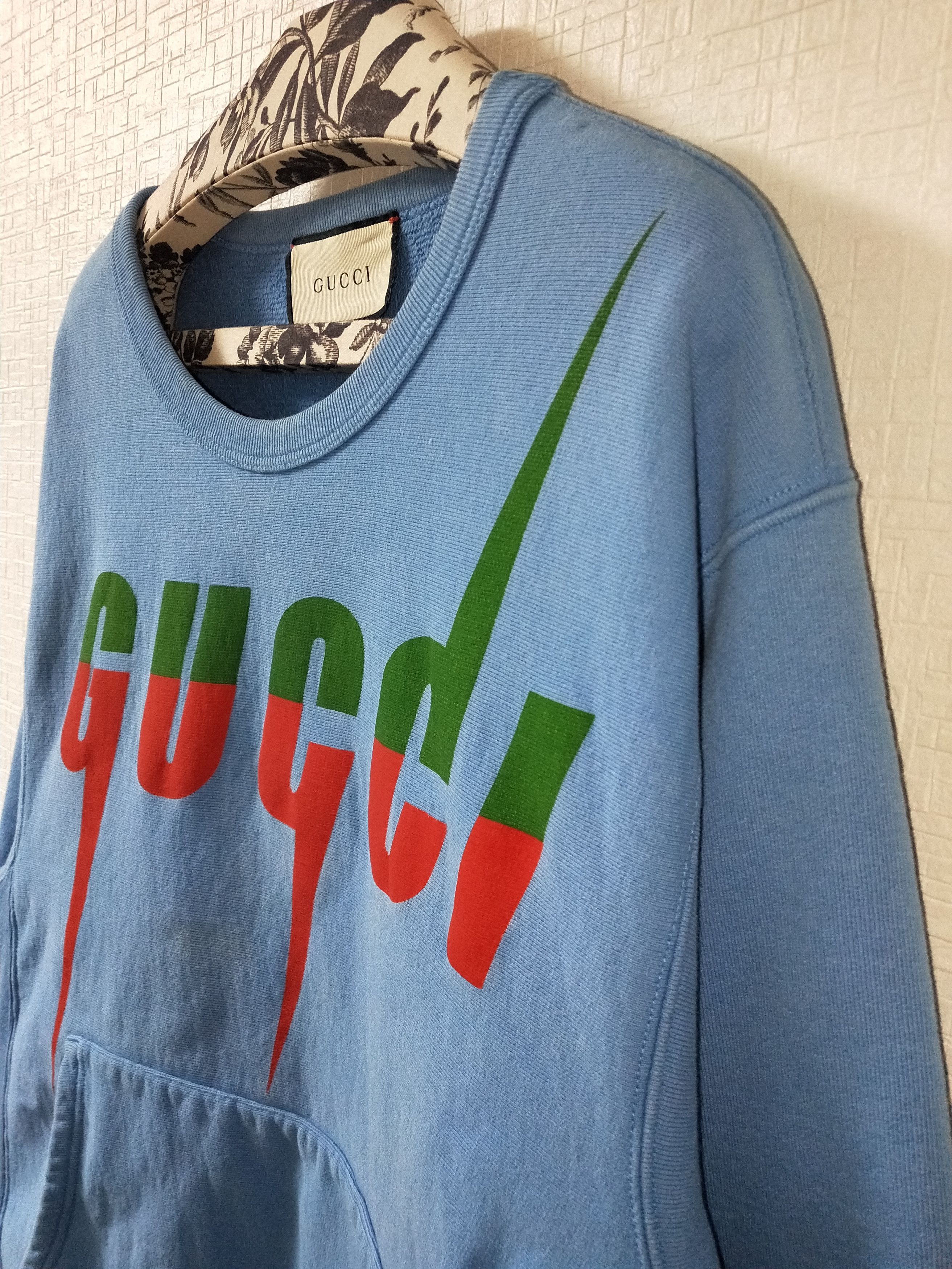 Gucci Blade Logo Sweatshirt Size US L / EU 52-54 / 3 - 3 Thumbnail
