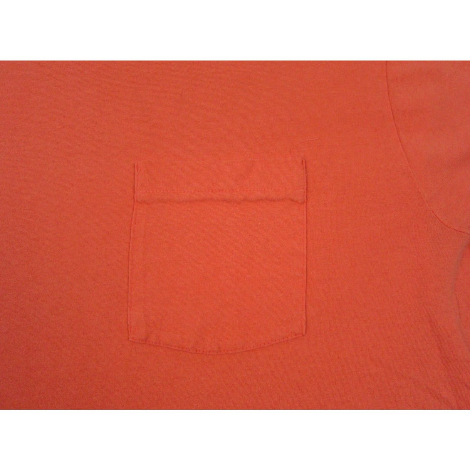 Fruit Of The Loom VINTAGE Fruit of the Loom Shirt Mens XL Orange Crew Neck Short Sleeve USA Logo T-Shirt XL Mens Orange Fruit of the Loom Shirt Vintage USA Size US XL / EU 56 / 4 - 3 Thumbnail
