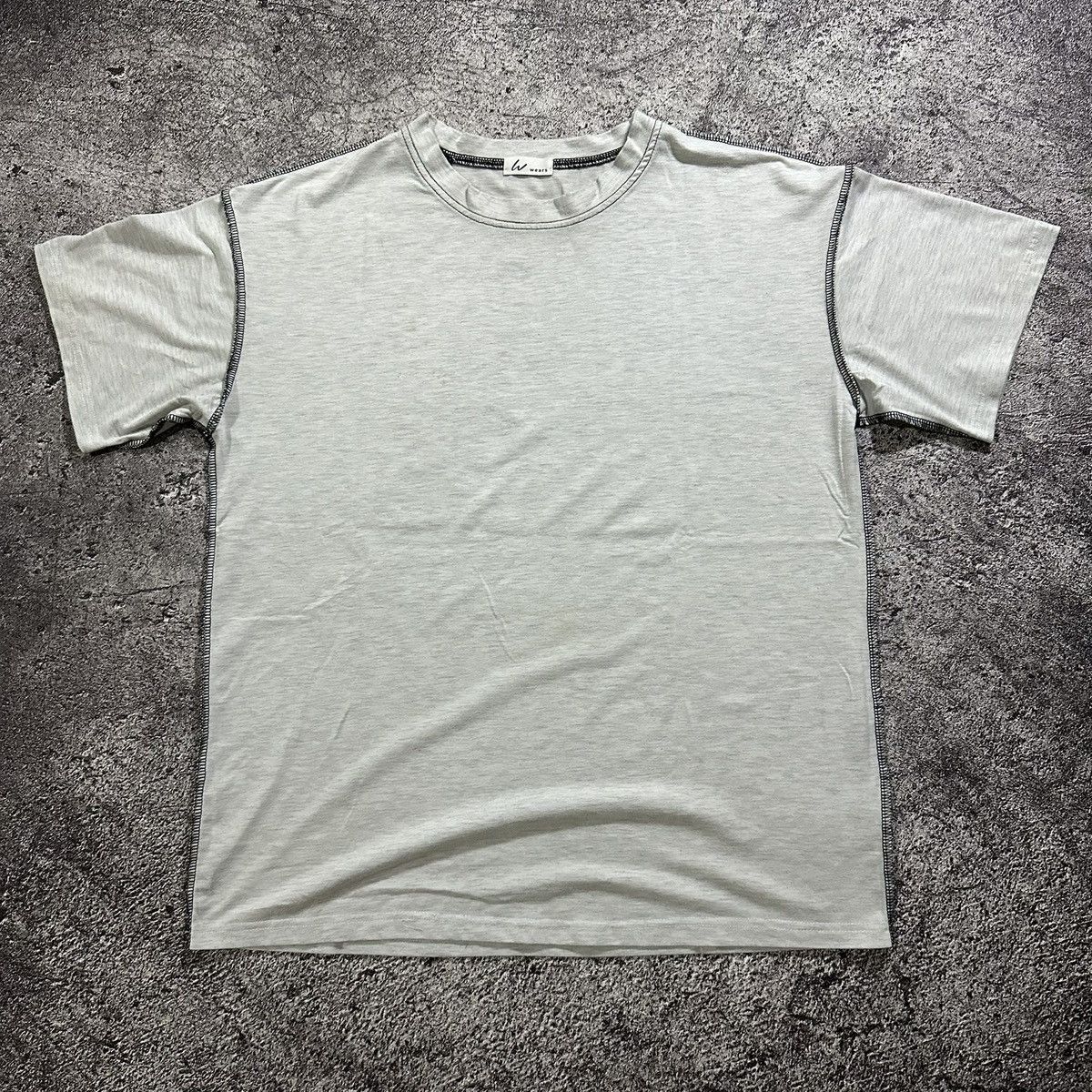 If Six Was Nine Inside Out Contrast Stitch Blank T-Shirt Balenciaga Style Size US L / EU 52-54 / 3 - 1 Thumbnail