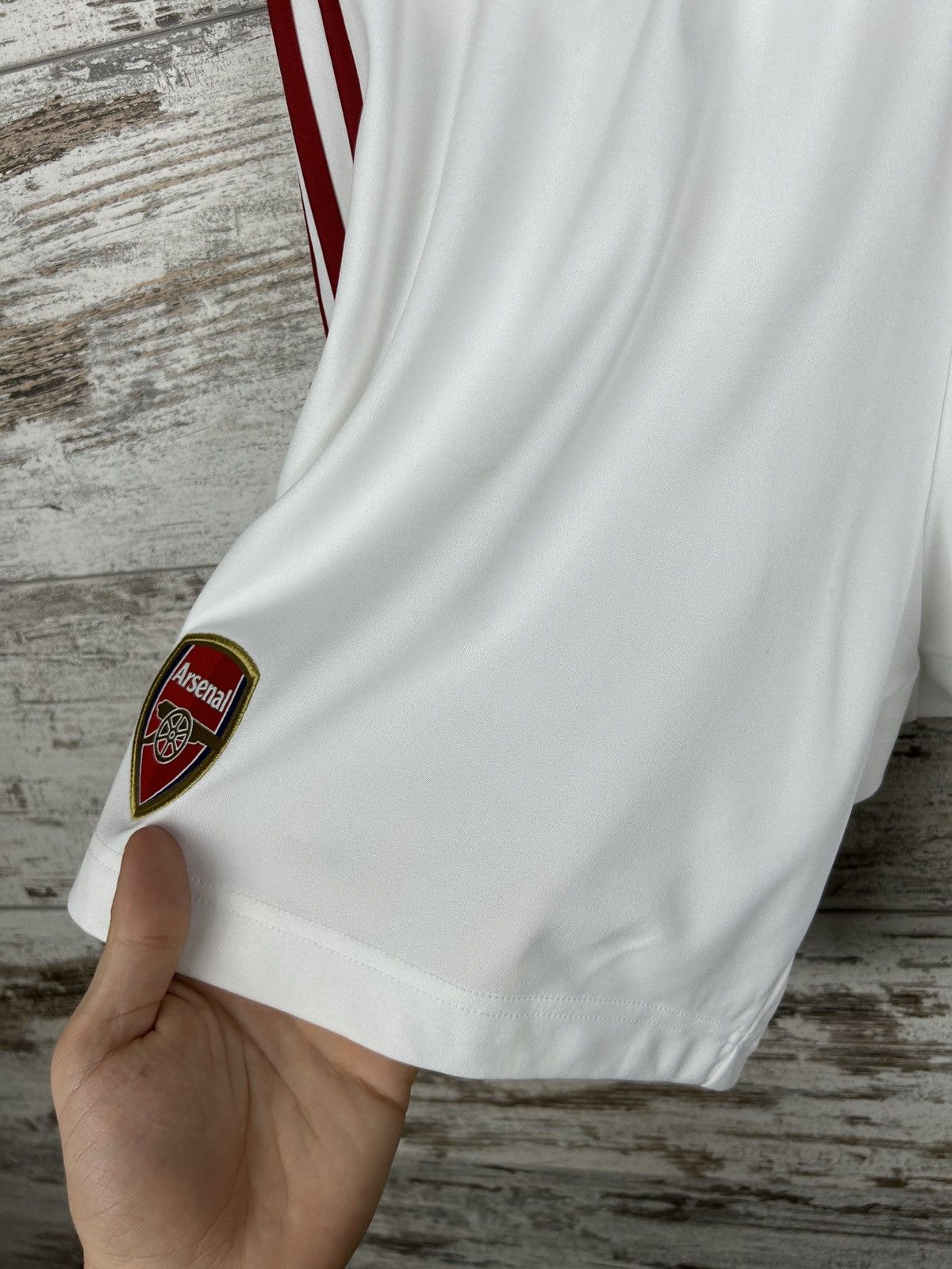 Adidas × Vintage Mens Vintage Adidas FC Arsenal football soccer shorts rare Size US 34 / EU 50 - 4 Thumbnail
