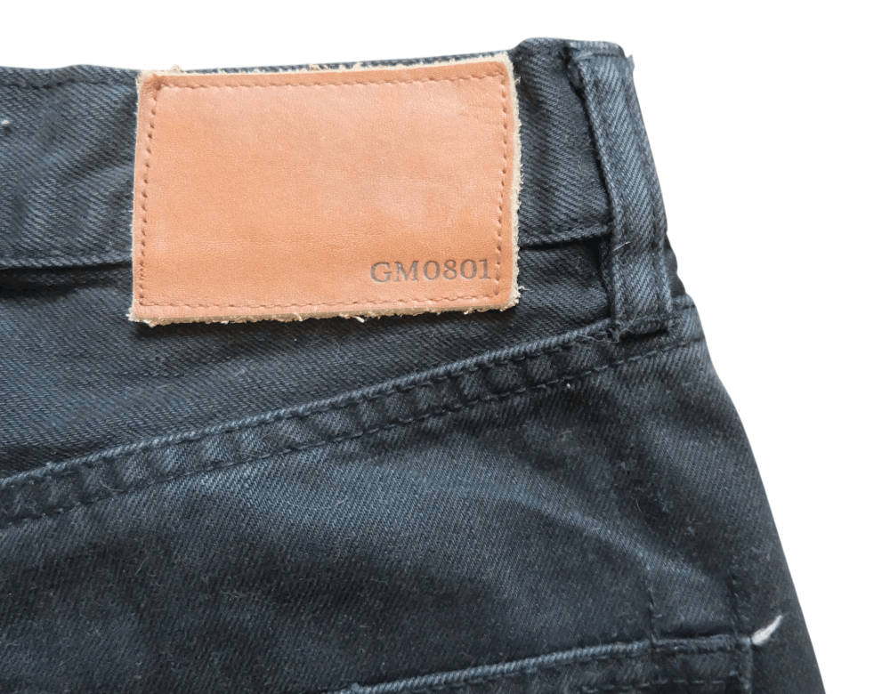 Global Work Global Work GM0801 Denim Black Straight Leg USA Cotton Size US 31 - 3 Thumbnail