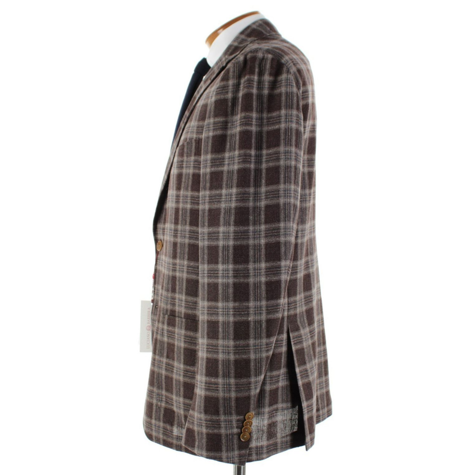 Luciano Barbera Luciano Barbera Sport Coat Size 42 US in Brown Size 42R - 4 Thumbnail