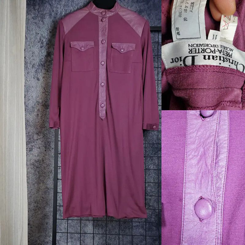 Dior Dior Long Sleeve Dress in Spring Pink 0089 Size M / US 6-8 / IT 42-44 - 1 Thumbnail