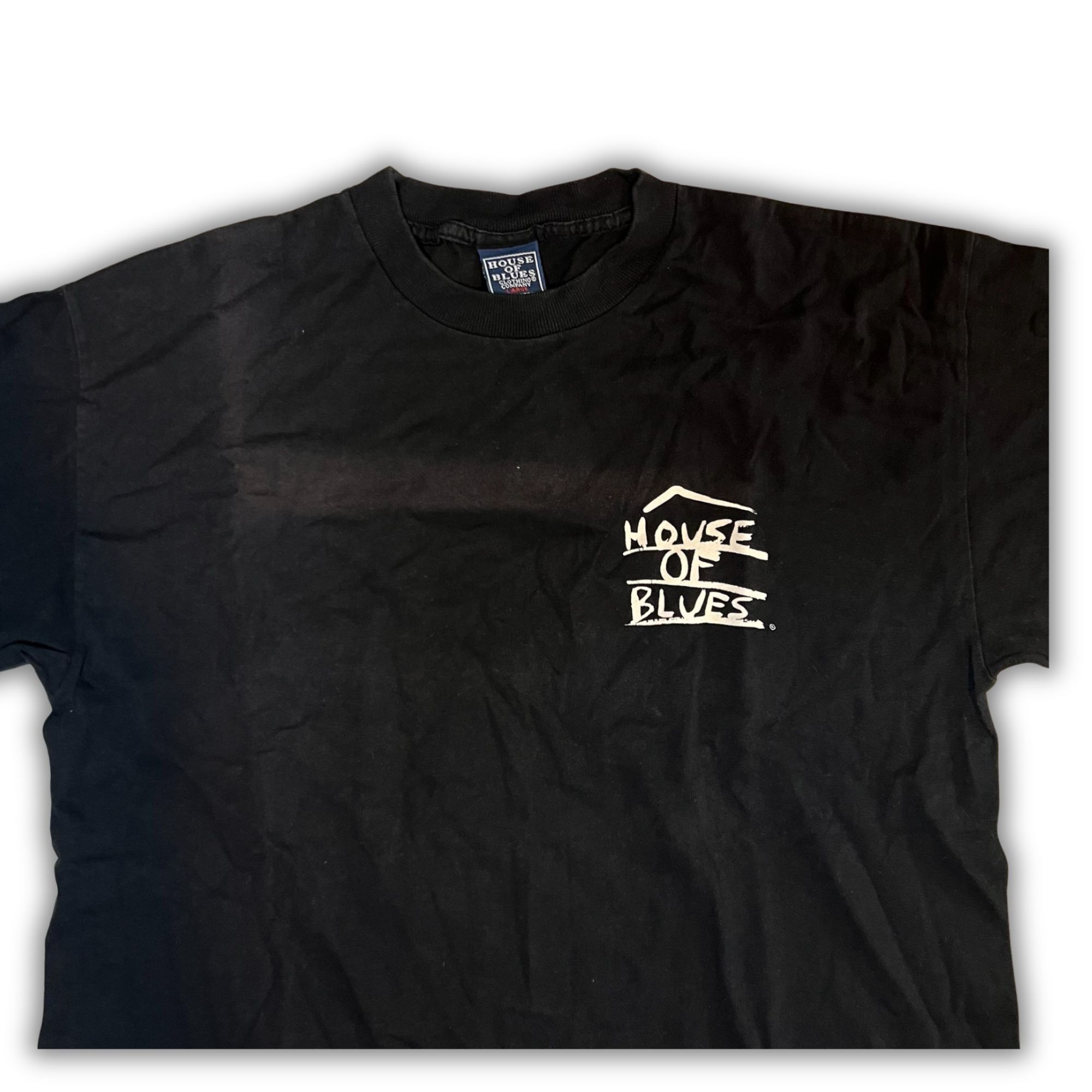 Other Vintage House Of Blues Myrtle Beach Black T-Shirt New Orlean Size US L / EU 52-54 / 3 - 4 Thumbnail