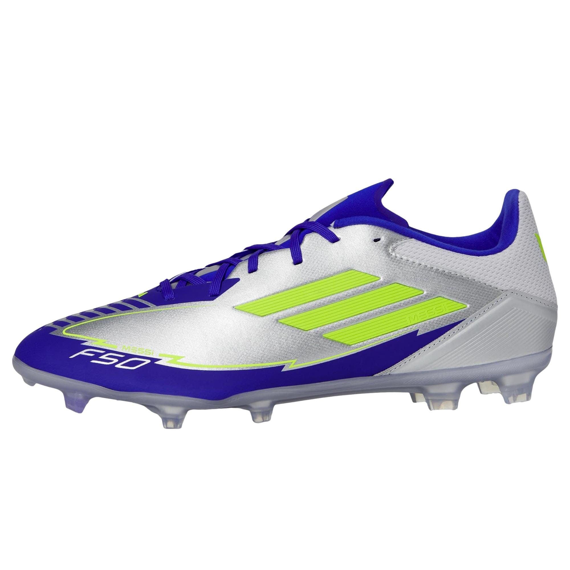 Adidas F50 League FG / MG Messi Silver Metallic IH0918 Size US 11.5 / EU 44-45 - 1 Thumbnail