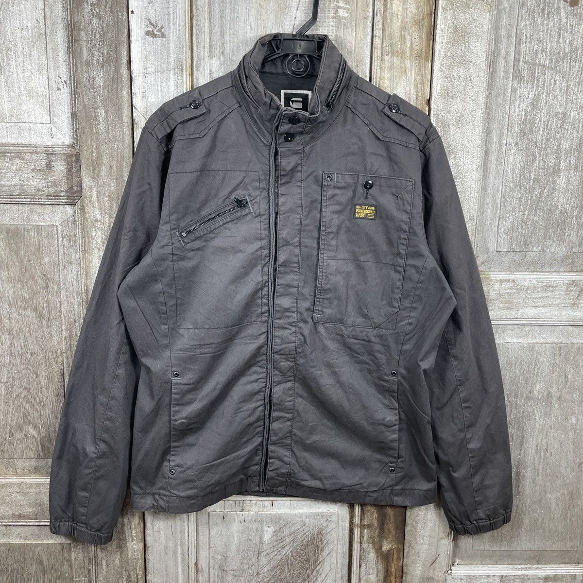 G-Star × Japanese Brand × Vintage Vintage G Star Raw Denim Big Logo Button Jackets Size US XL / EU 56 / 4 - 1 Thumbnail