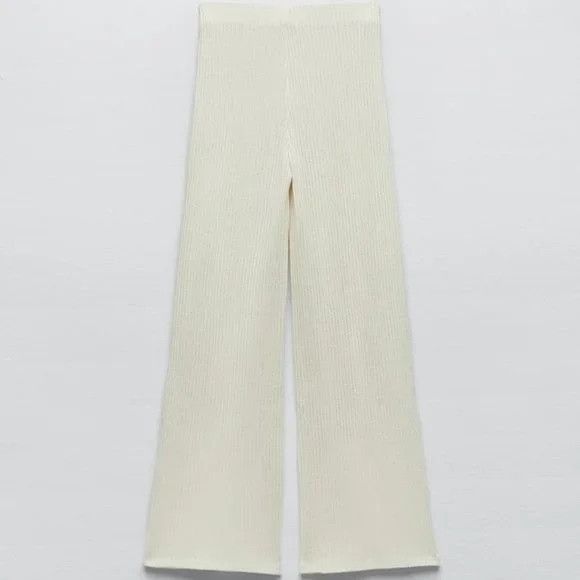 Zara Zara Ivory Ribbed Knit Set Size 27" / US 4 / IT 40 - 9 Thumbnail