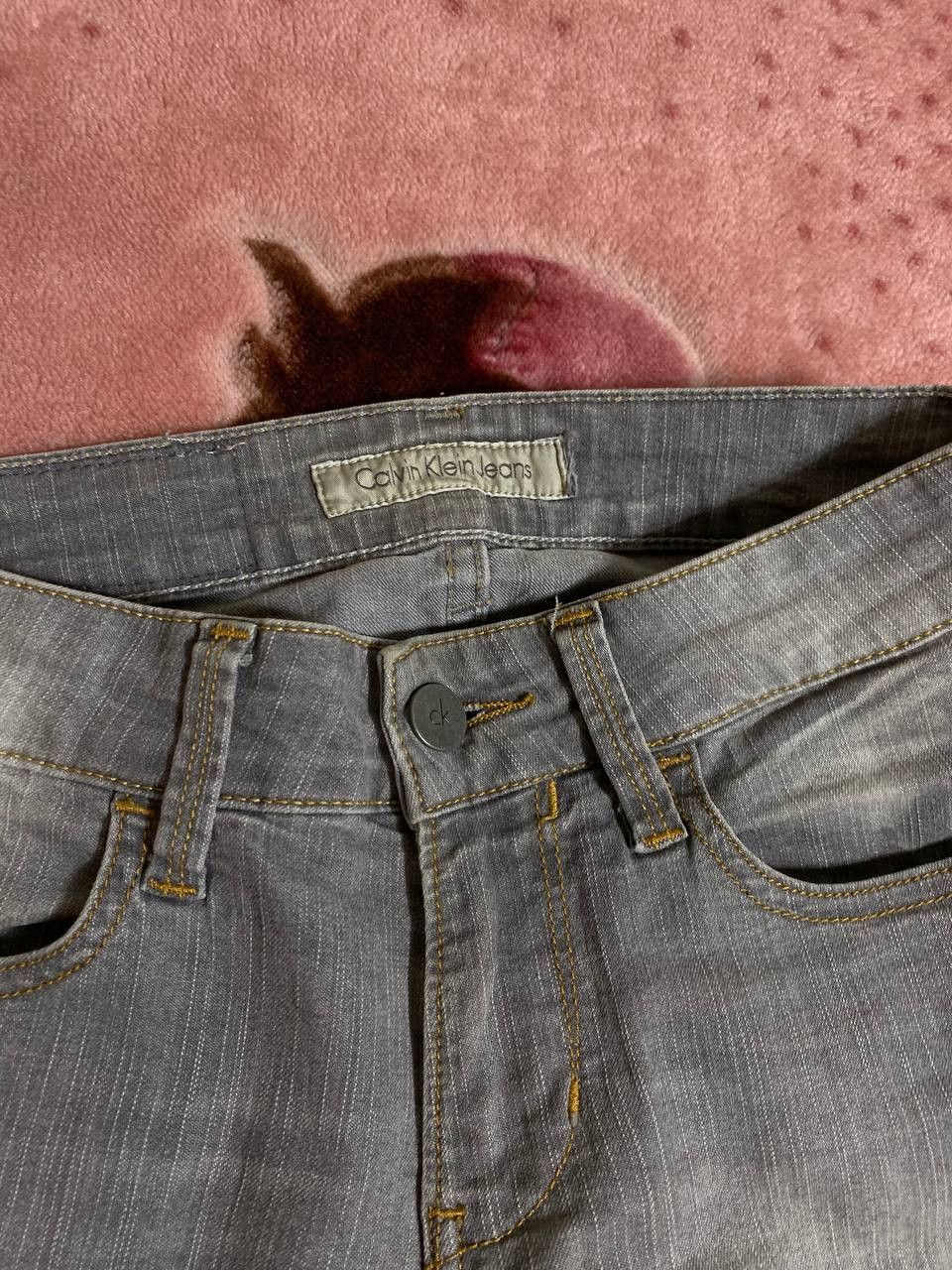 Calvin Klein Stretch Vintage Jeans Slim Y2k Denim Skinny jeans pants Size US 28 / EU 44 - 2 Thumbnail