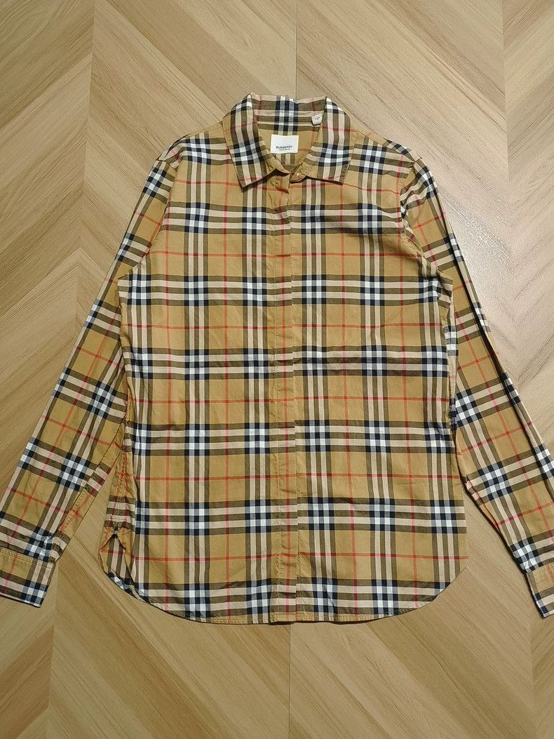 Burberry Burberry Classic Check Long Sleeve Shirt-yf Size US M / EU 48-50 / 2 - 1 Thumbnail