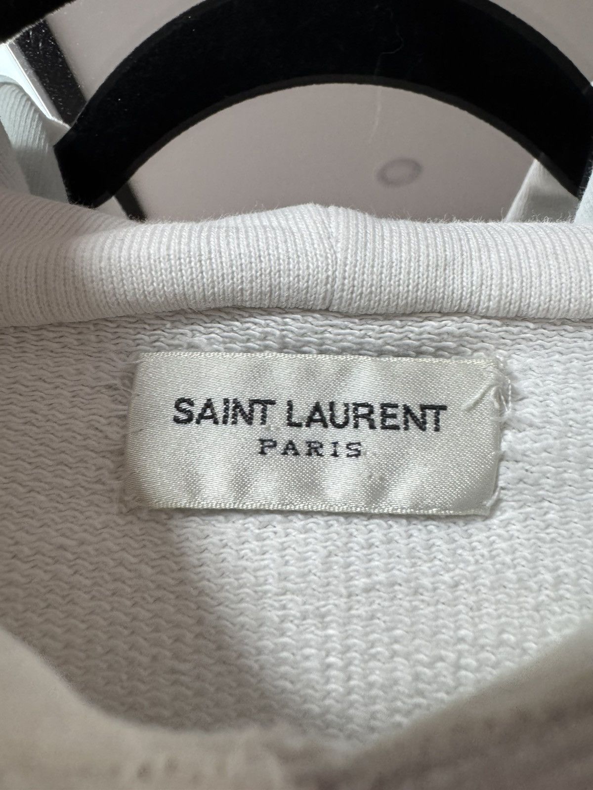 Saint Laurent Paris Saint Laurent 2017 Archive Logo Hoodie Size US L / EU 52-54 / 3 - 7 Thumbnail
