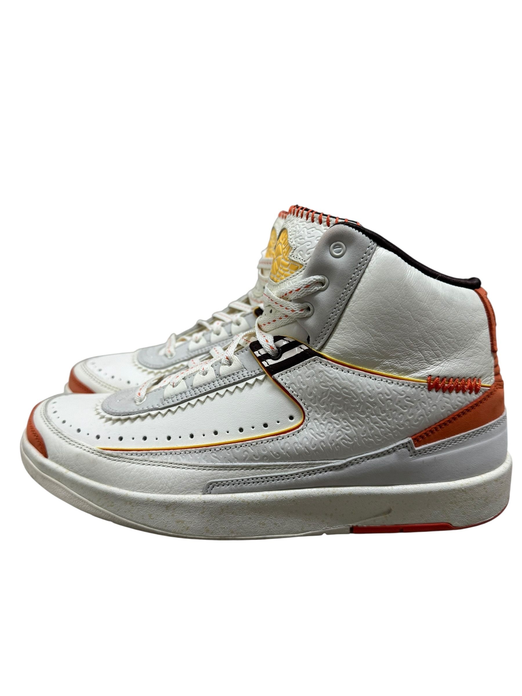 Jordan Brand Jordan 2 Retro Maison Chateau Rouge Orange Size US 10 / EU 43 - 3 Thumbnail