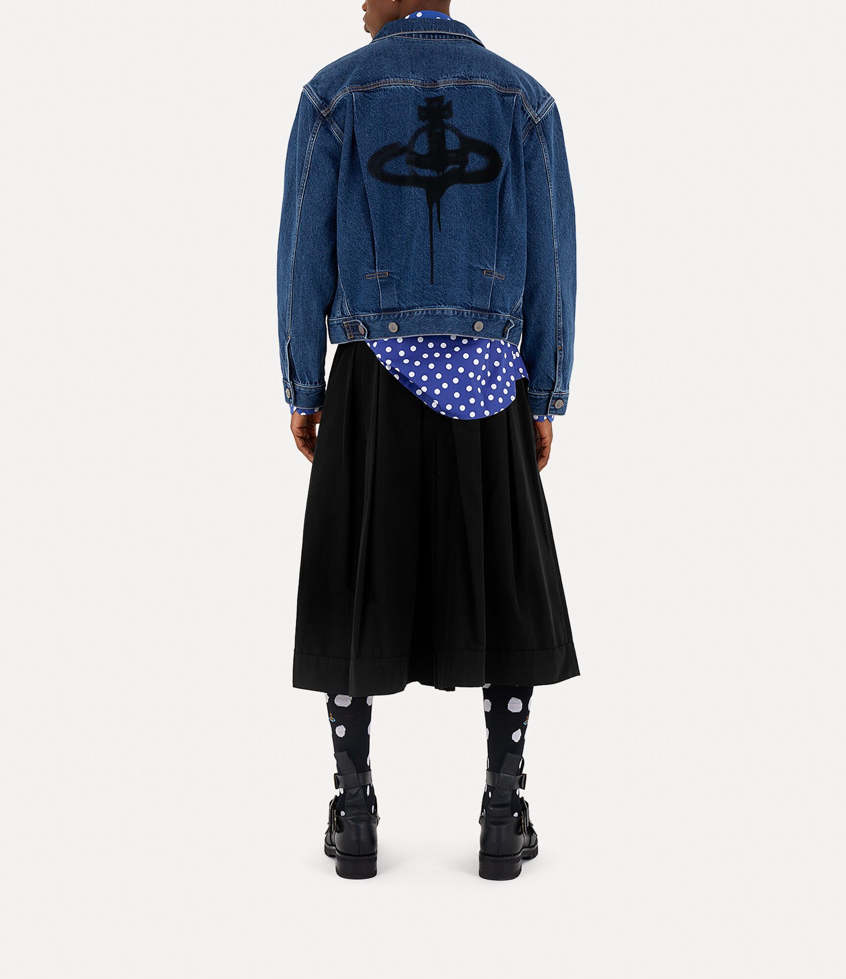 Vivienne Westwood o1f1d3z0525 Denim Jacket in Blue Size US L / EU 52-54 / 3 - 3 Thumbnail