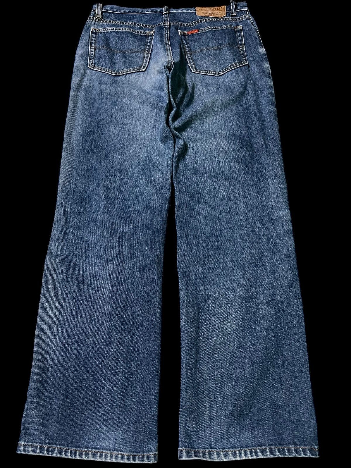 If Six Was Nine × Japanese Brand 💥BAGGY💥VINTAGE 90’s GL HEART DISTRESSED JEAN Size US 31 - 2 Thumbnail