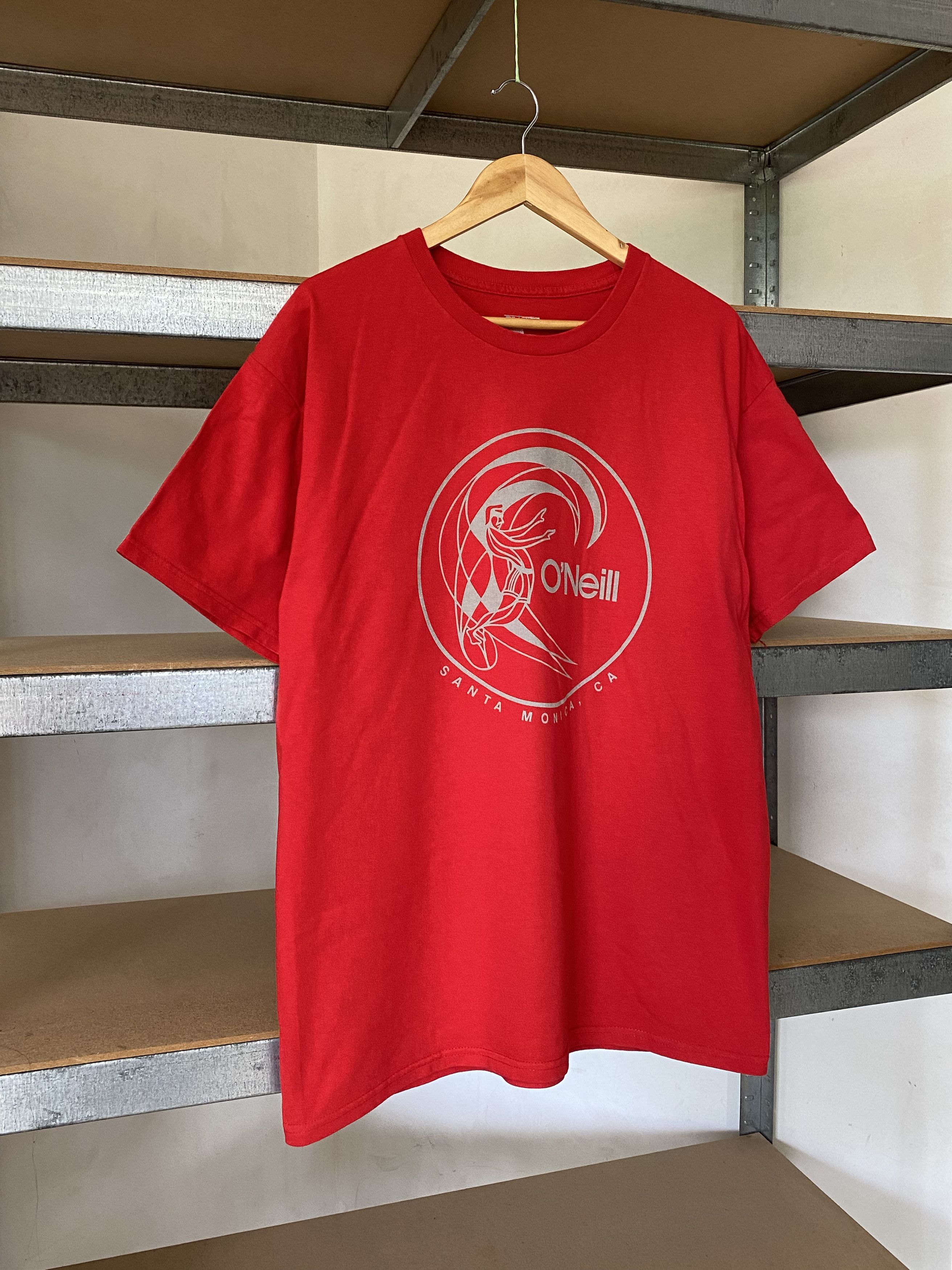 O'Neill O'neill Vintage Santa Monica CA Red Tee Size US L / EU 52-54 / 3 - 3 Thumbnail