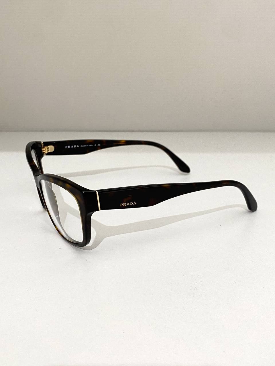 Prada Prada Logo Cat Eye Retro Tortoise Eyeglasses Vintage Y2K Size ONE SIZE - 6 Thumbnail
