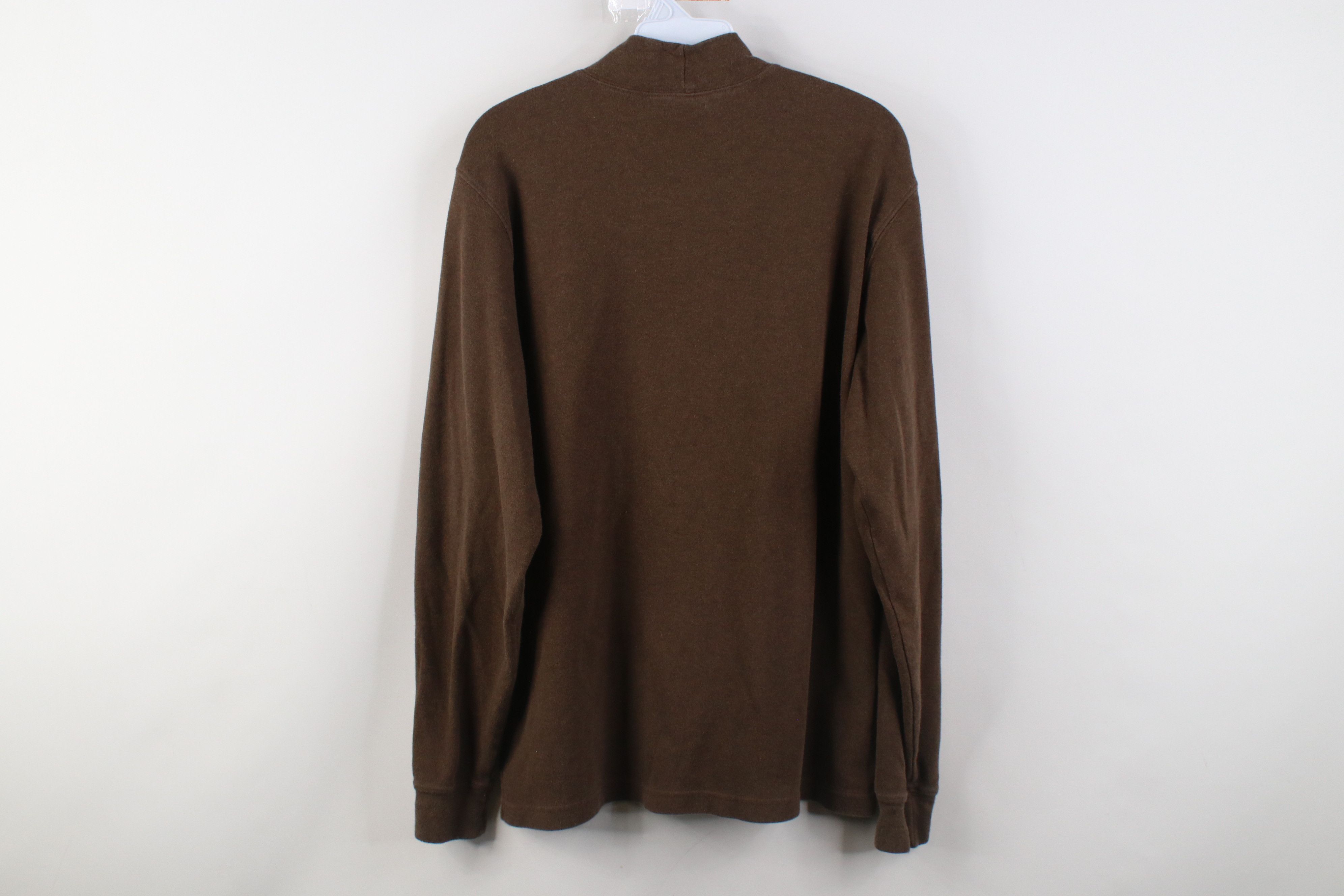 Lands' End Vintage 90s. Y2K Lands End Mock Neck Long Sleeve T-Shirt Size US M / EU 48-50 / 2 - 8 Thumbnail