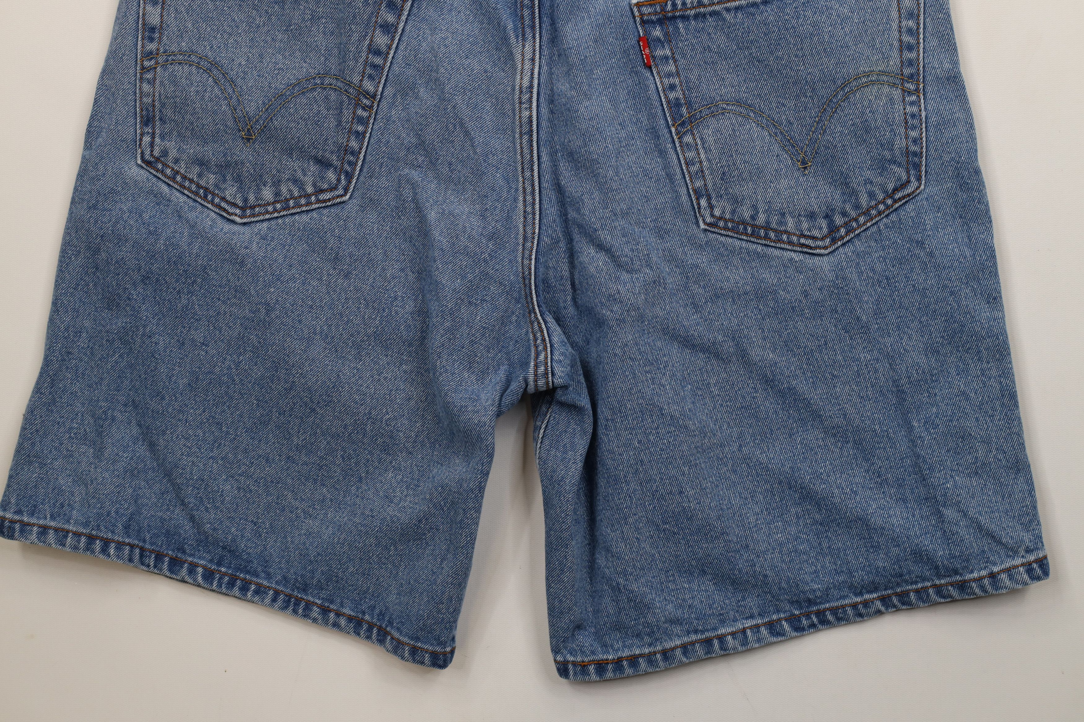 Levi's × Vintage Vintage Y2K 2004 Levis 550 Relaxed Denim Jean Shorts Jorts Size US 36 / EU 52 - 11 Thumbnail