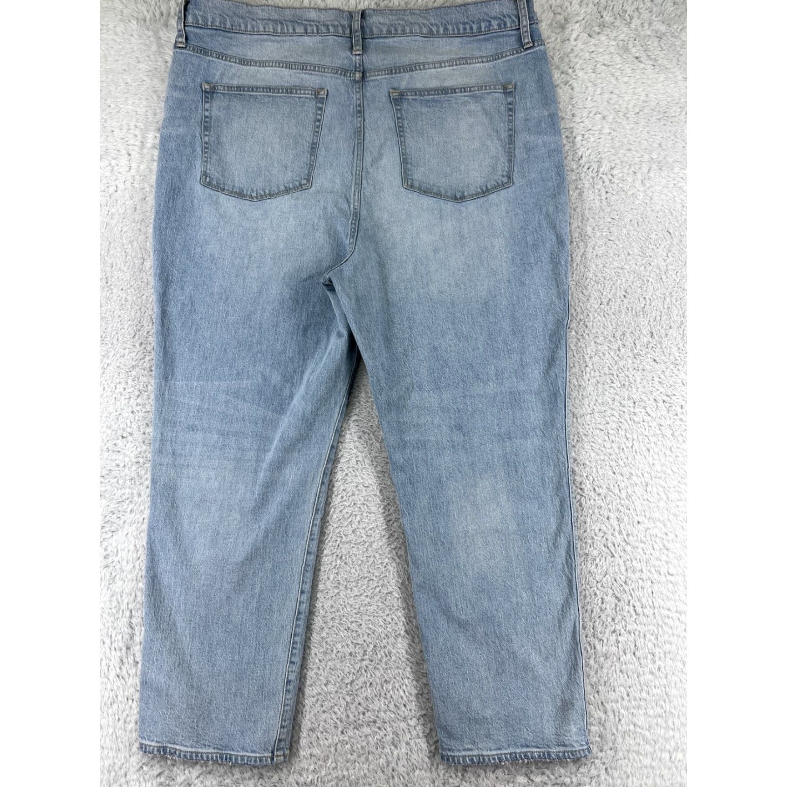 J.Crew J.Crew Women's Blue Denim Jeans - 35 High Rise Straight Fit Cotton Vintage-Inspired 26In Inseam Size 24" / US 00 / IT 34 - 2 Thumbnail