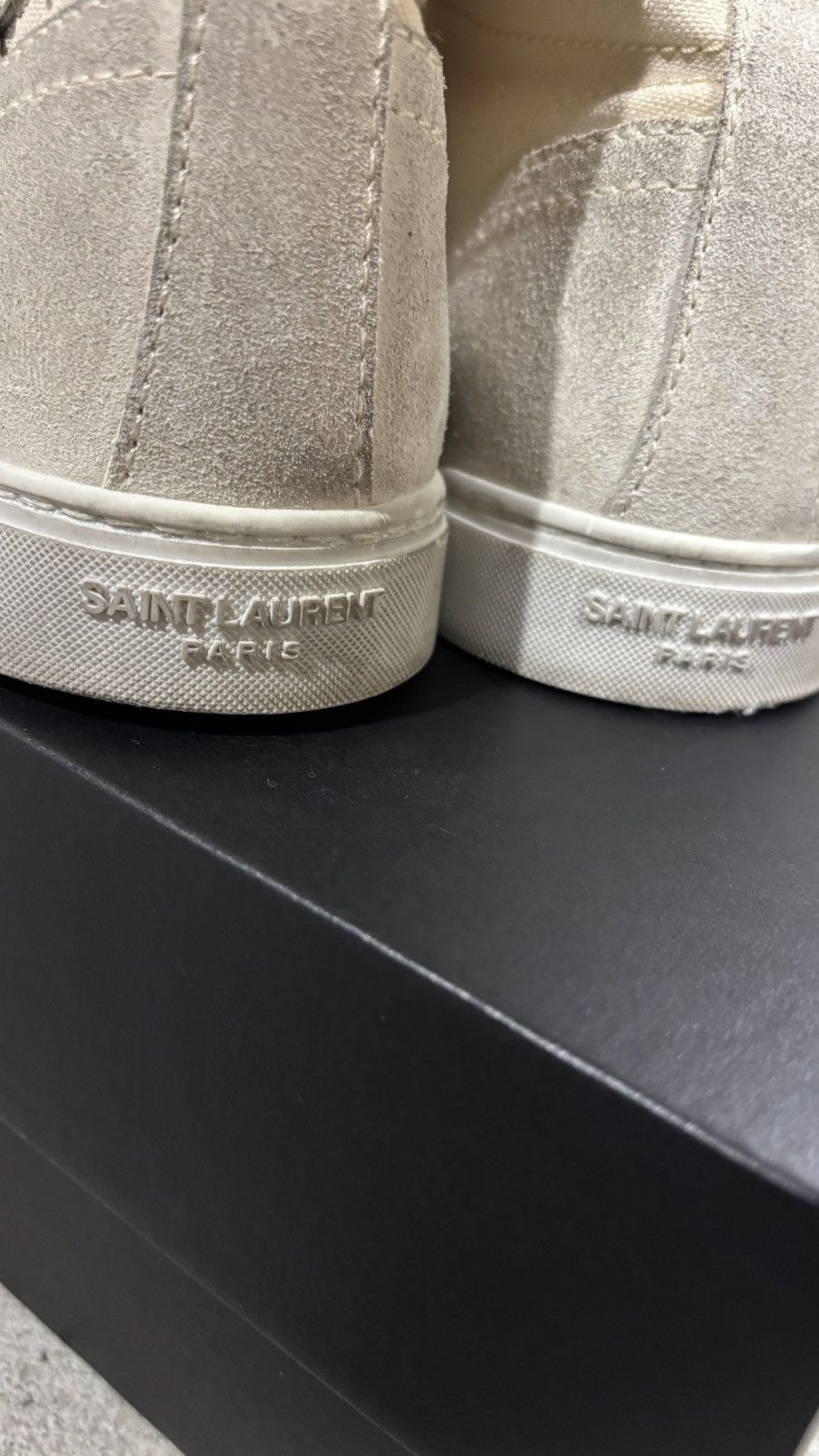 Saint Laurent Paris Saint Laurent Paris “Smoking Forever” High Top Sneaker Size US 11 / EU 44 - 19 Thumbnail