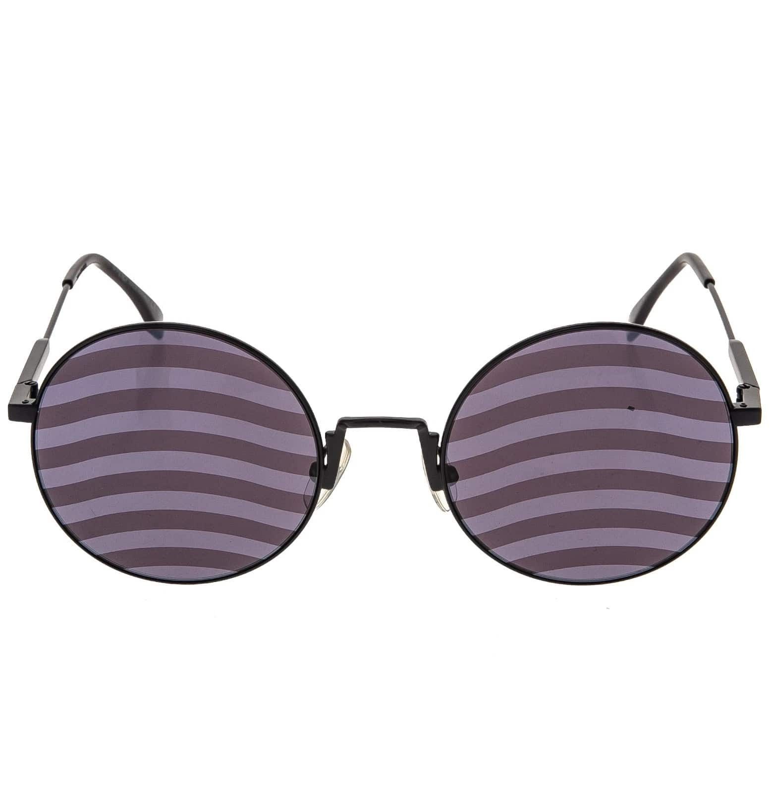 Fendi FENDI FF0248S 0248 Waves Purple Violet Mirrored Sunglasses Size ONE SIZE - 4 Thumbnail