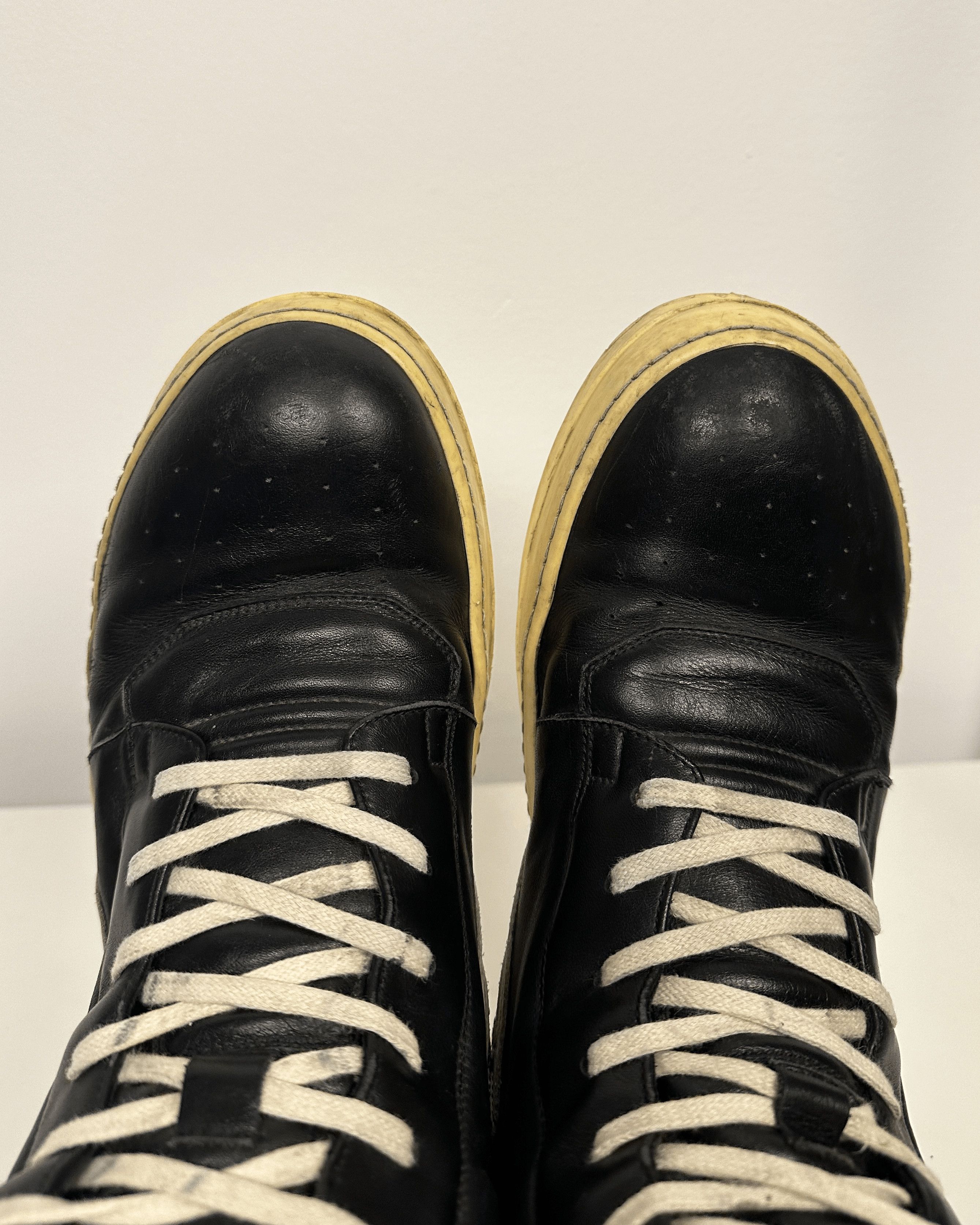 Rick Owens Rick Owens Black Milk Geobasket Size US 9 / EU 42 - 5 Thumbnail