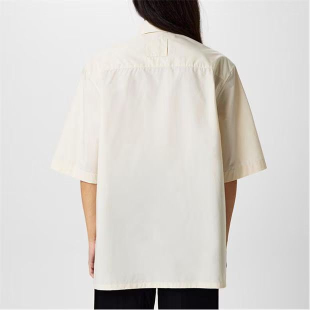 Lanvin o1g2r1mq1024 Shirts in Ecru Size M / US 6-8 / IT 42-44 - 5 Thumbnail