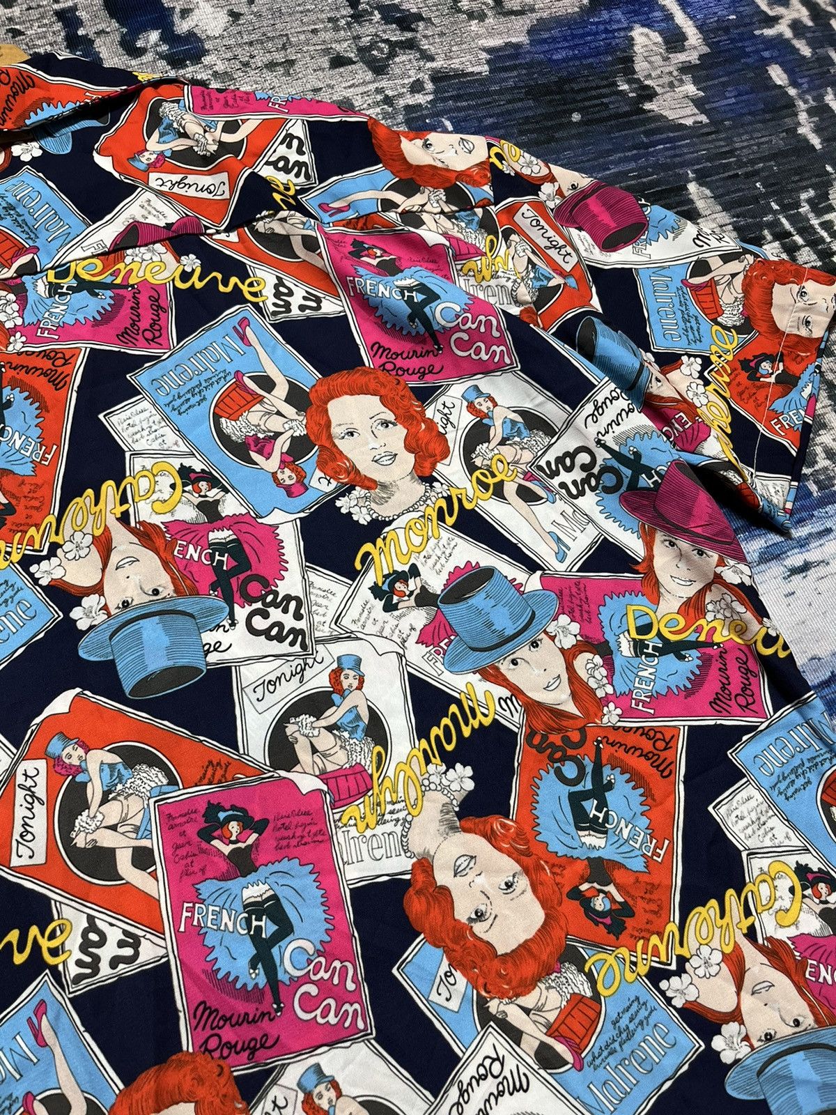 Designer × Vintage 🔥RARE Nine Nuts By Nissy OVP Girl Full Print Shirt Button up Size US XXL / EU 58 / 5 - 11 Thumbnail