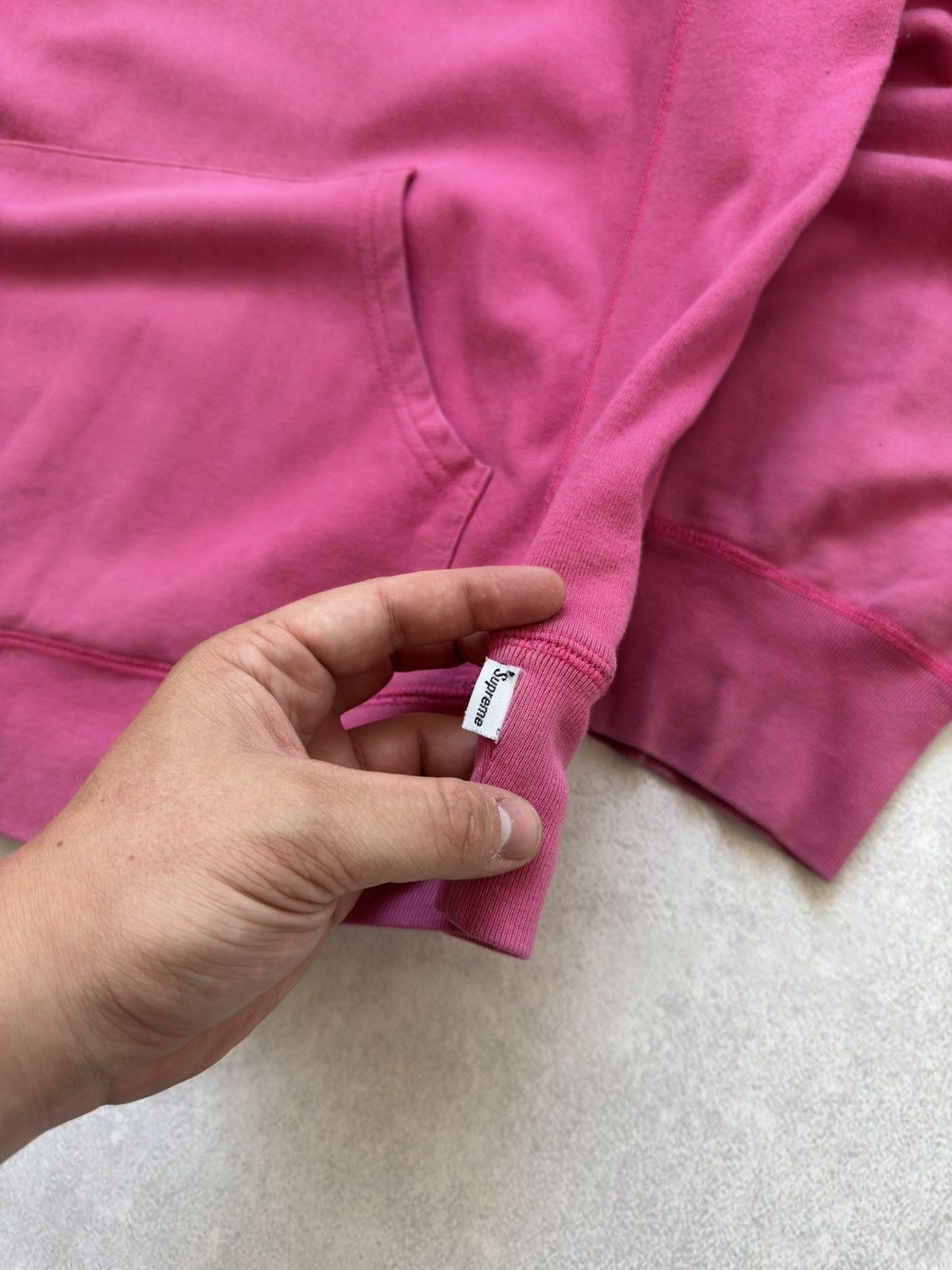 Supreme Vintage Supreme Sphinx Pink OG Hoodie SS13 Size US XL / EU 56 / 4 - 3 Thumbnail
