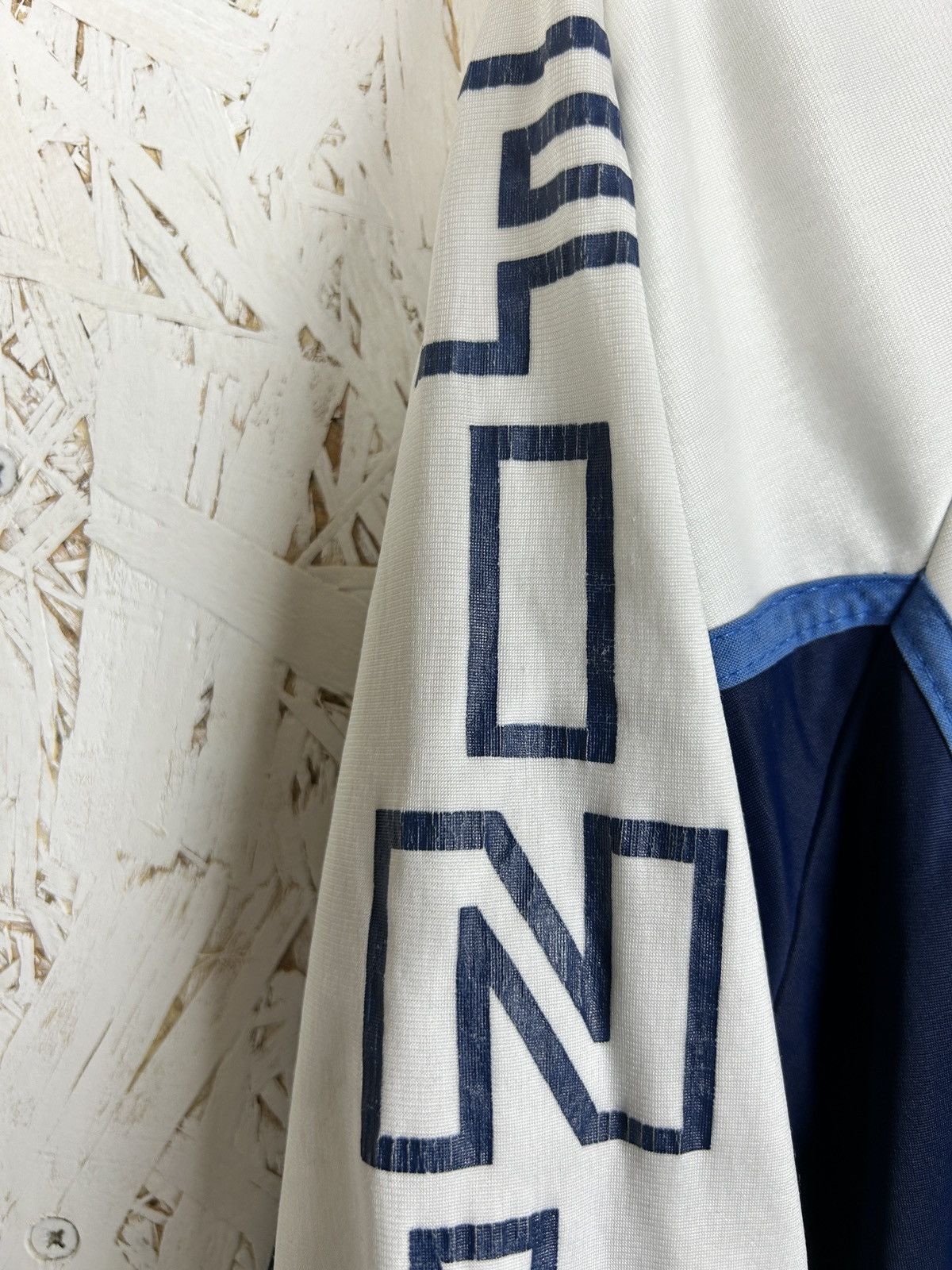 Vintage 90s Vintage KSB Finland Suomi Hockey Sportswear Jacket White Size US L / EU 52-54 / 3 - 3 Thumbnail