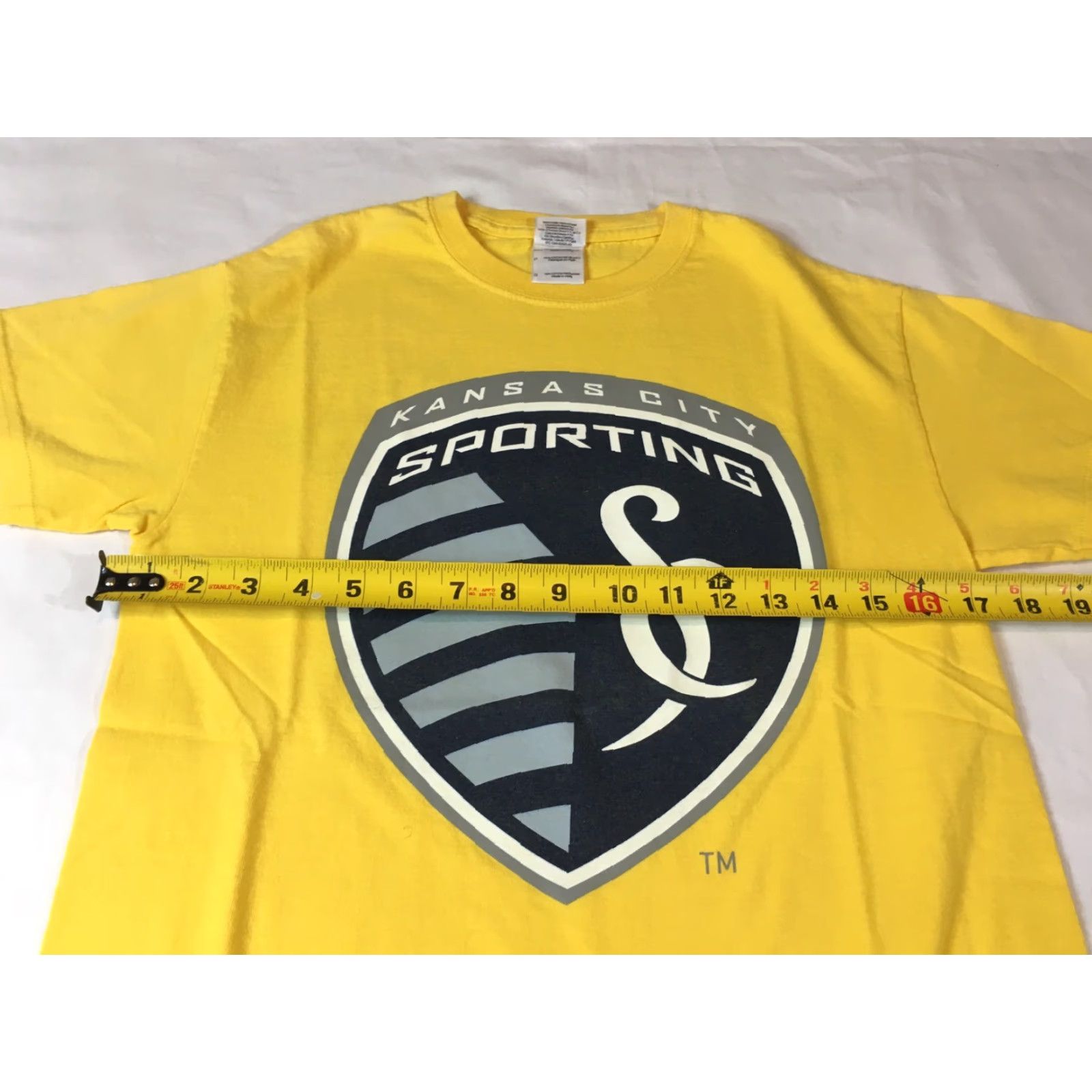 Gildan Sporting KC T Shirt Sz S Yellow Tee - Sprint Kansas City Mens Graphic Tee Short Sleeve Gildan T-Shirt Size US S / EU 44-46 / 1 - 6 Thumbnail